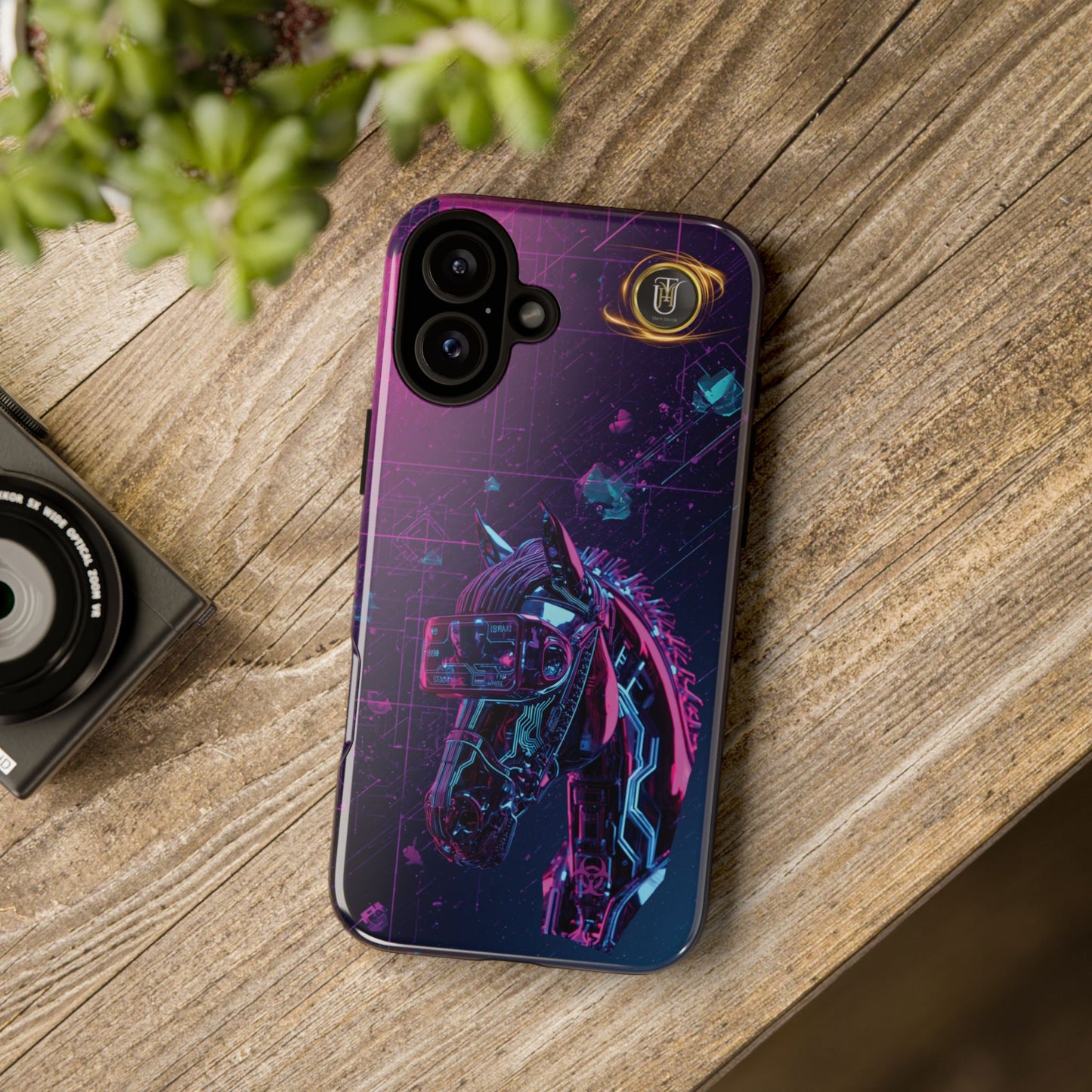 Cyber Lunar Horse Tough Case — Quantum P Phone Cover