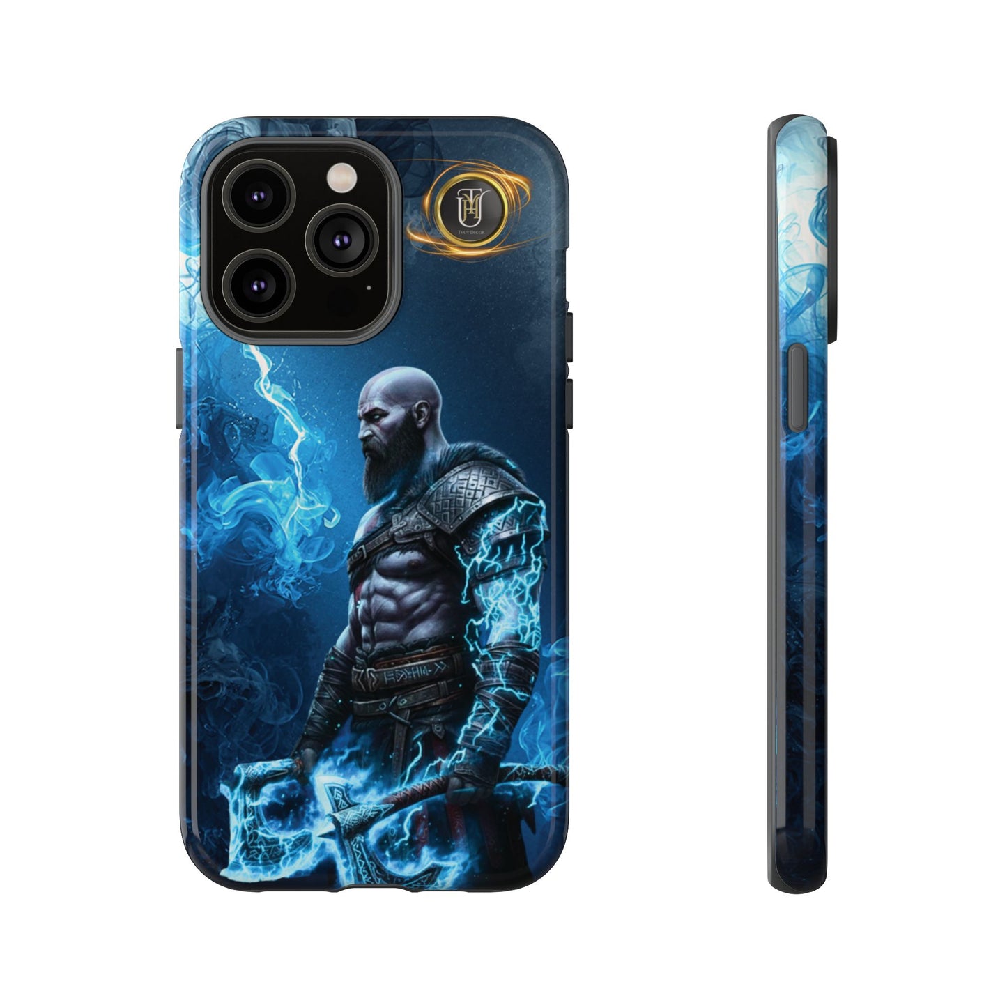 Norse Warrior Phone Case — Viking Shield & Helmet Tough Cover
