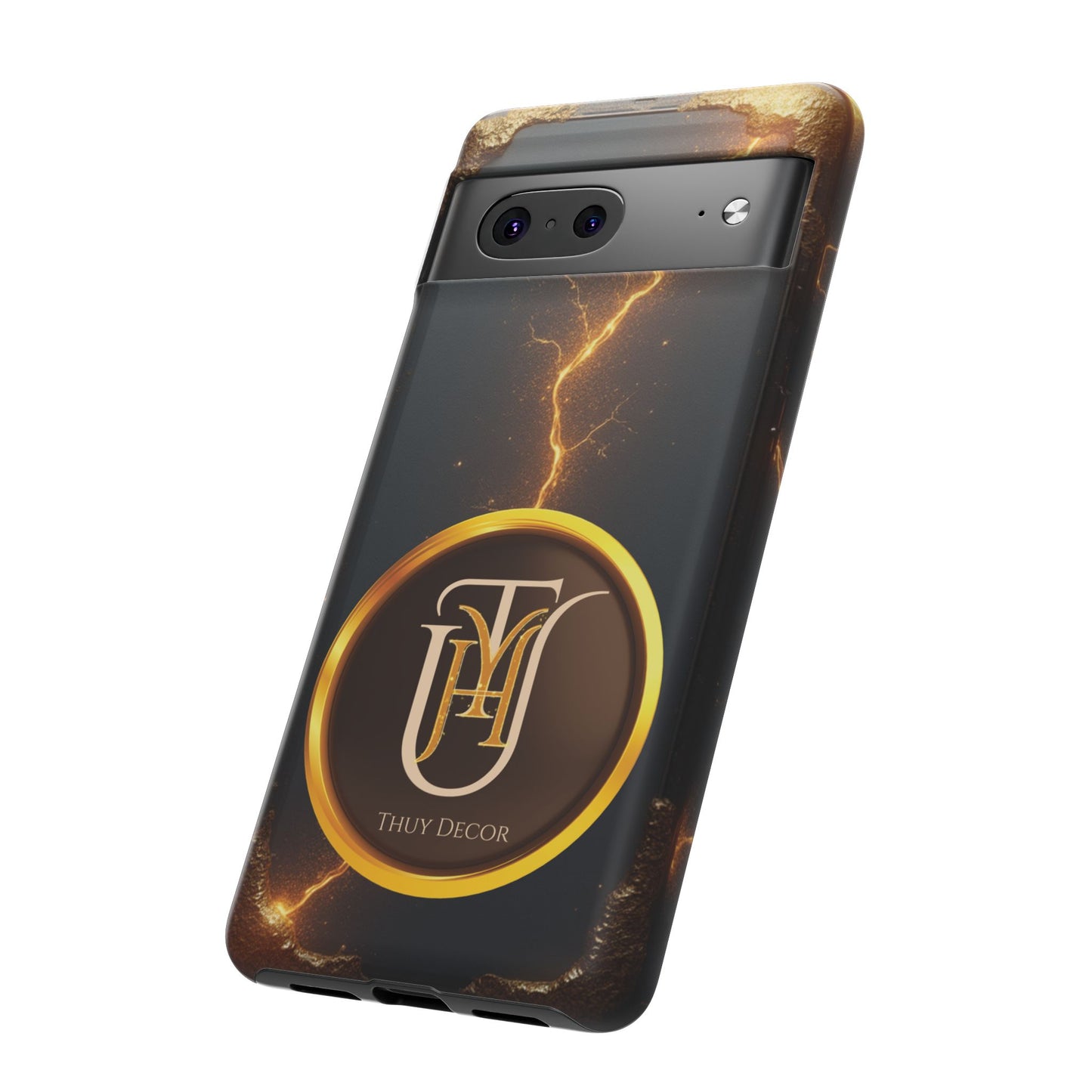 Black & Gold Luxurious Thuy Decor Brand Cover Phone Case