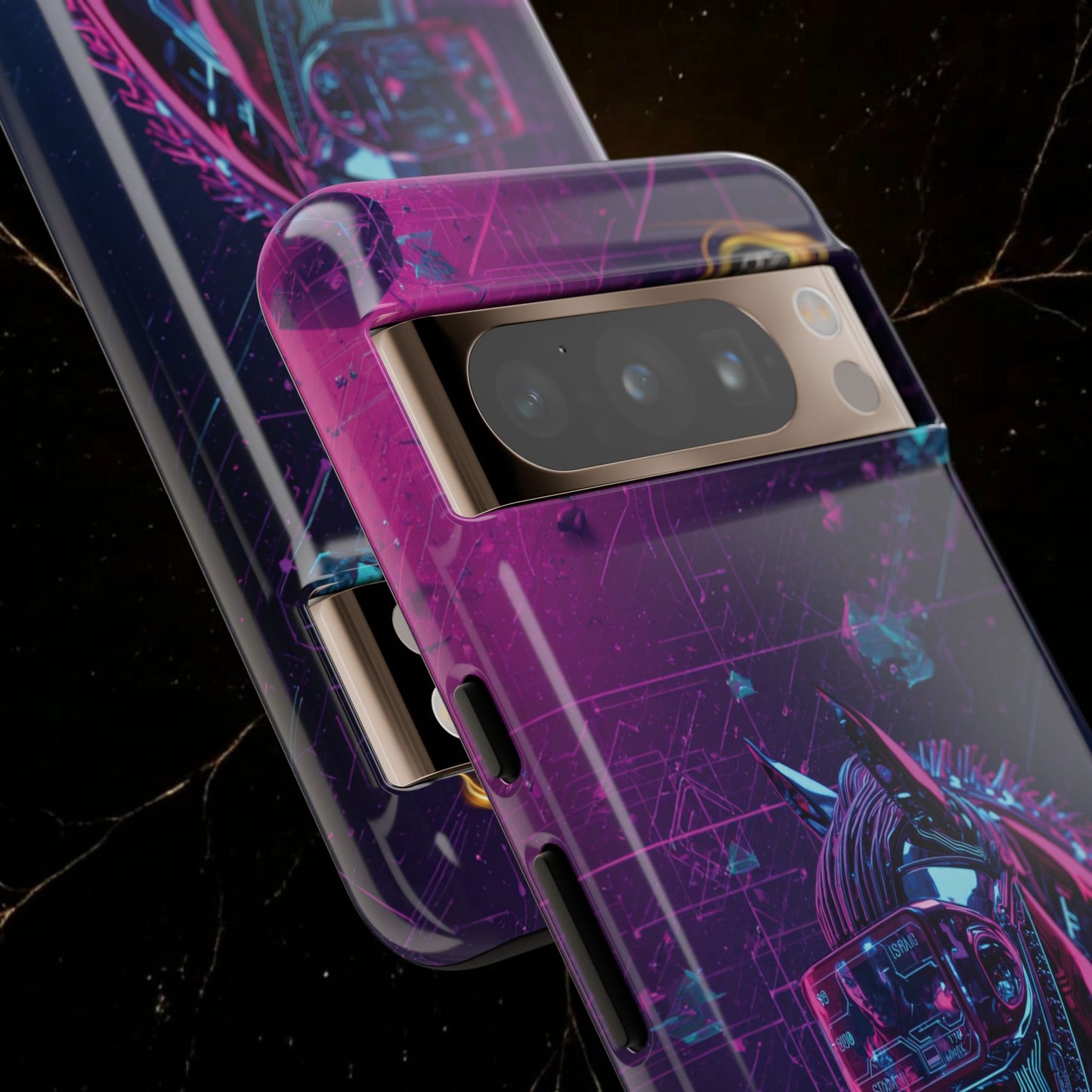 Cyber Lunar Horse Tough Case — Quantum P Phone Cover