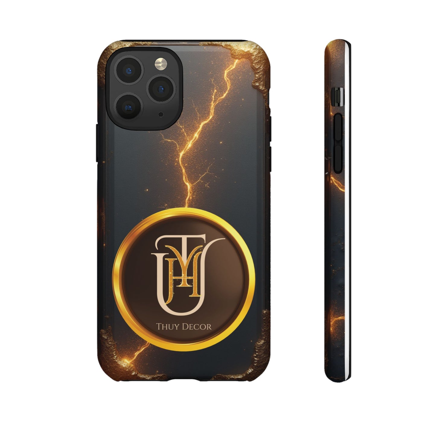 Black & Gold Luxurious Thuy Decor Brand Cover Phone Case