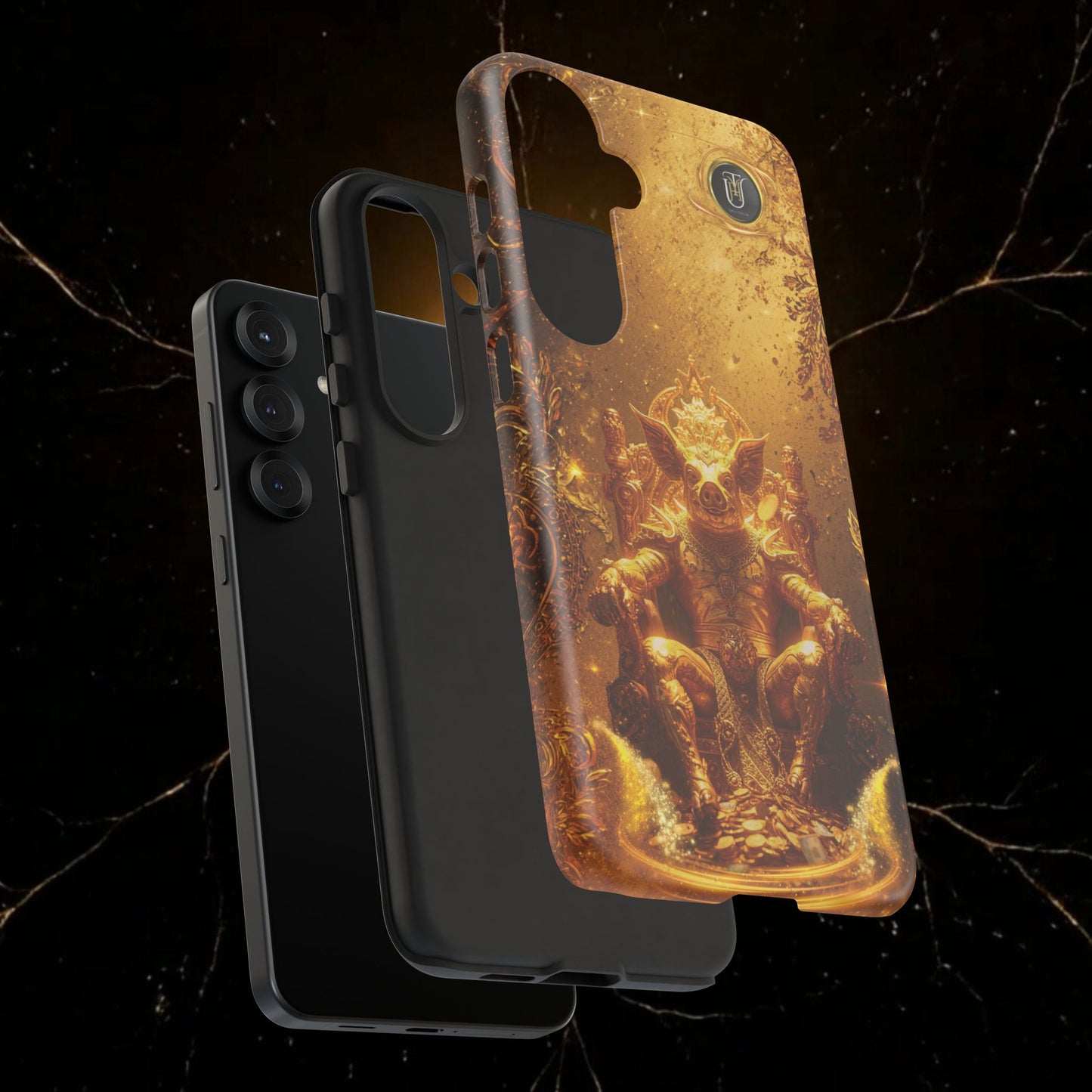 Lunar Pig Zodiac Phone Case — Fortune Totem for Wealth & Protection