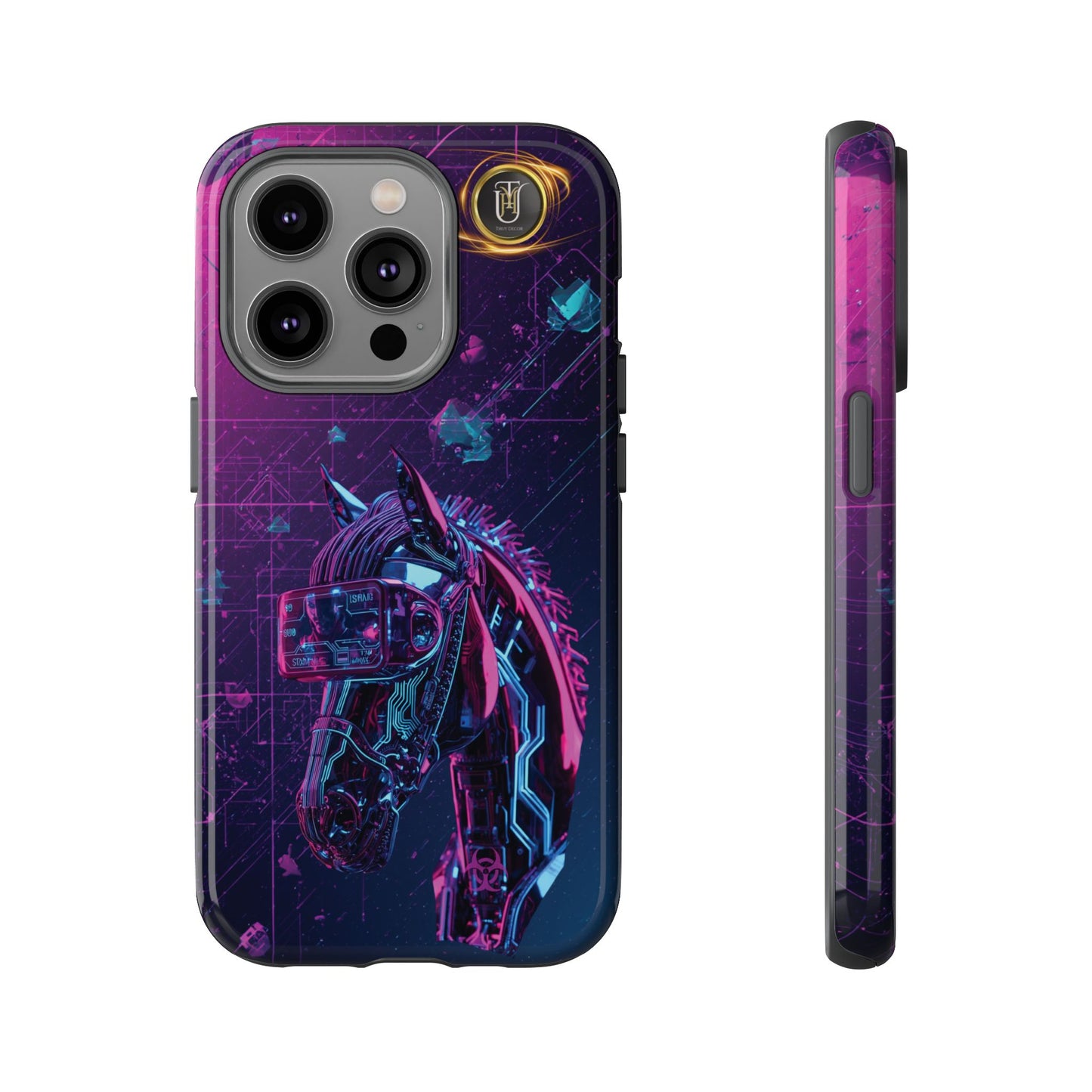 Cyber Lunar Horse Tough Case — Quantum P Phone Cover