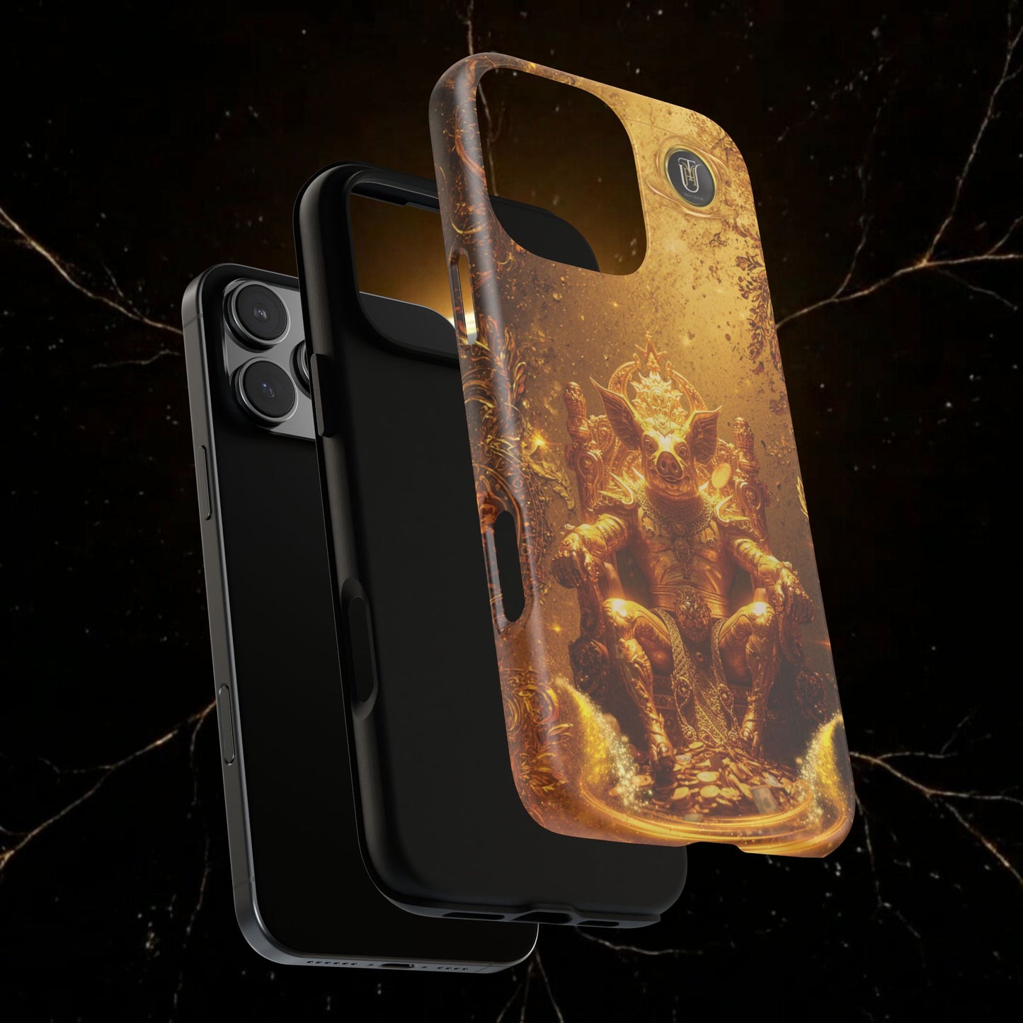 Lunar Pig Zodiac Phone Case — Fortune Totem for Wealth & Protection
