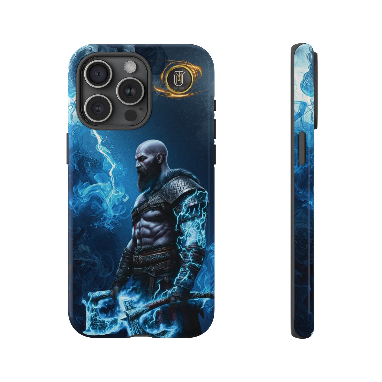 Norse Warrior Phone Case — Viking Shield & Helmet Tough Cover