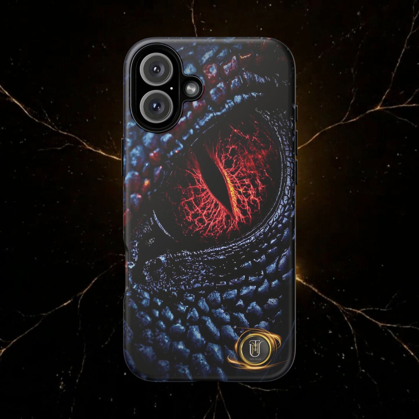 Evil Dragon Eye Phone Case — 'It Looks at You' Protective Cover