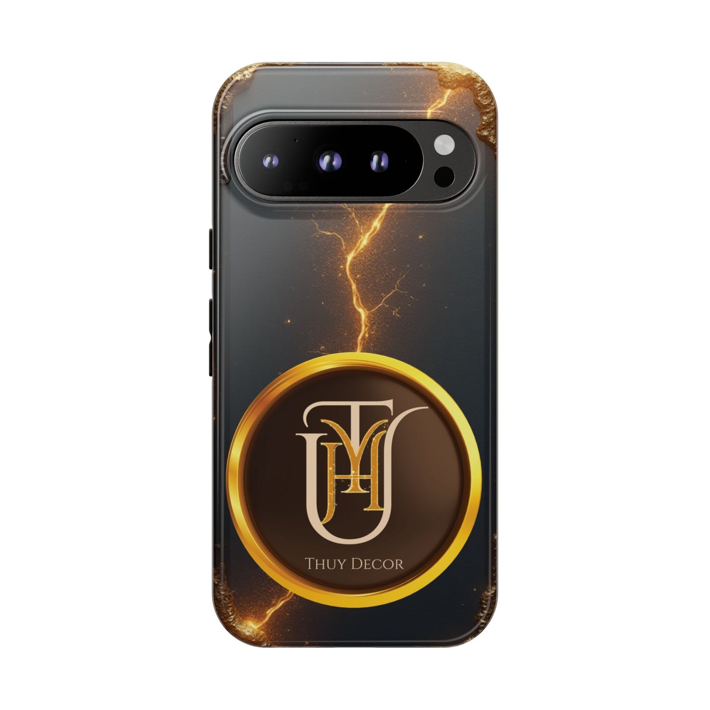Black & Gold Luxurious Thuy Decor Brand Cover Phone Case
