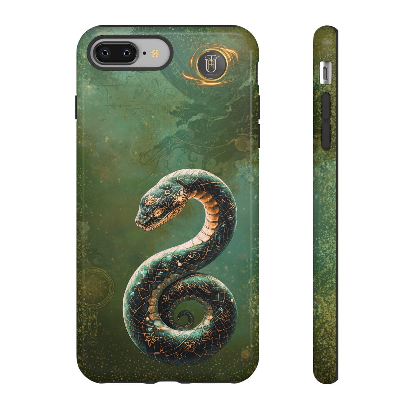 Lunar Snake Phone Case — Eternity Serpent Design