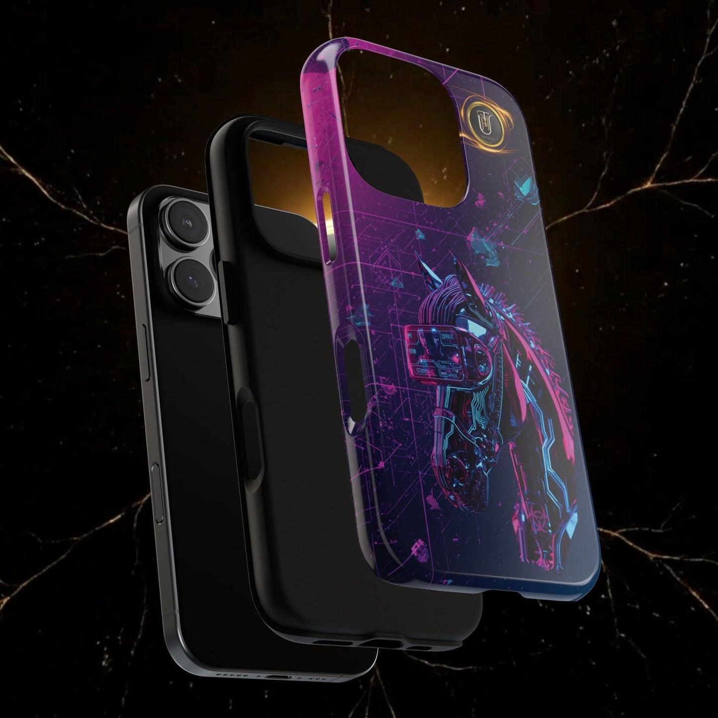 Cyber Lunar Horse Tough Case — Quantum P Phone Cover