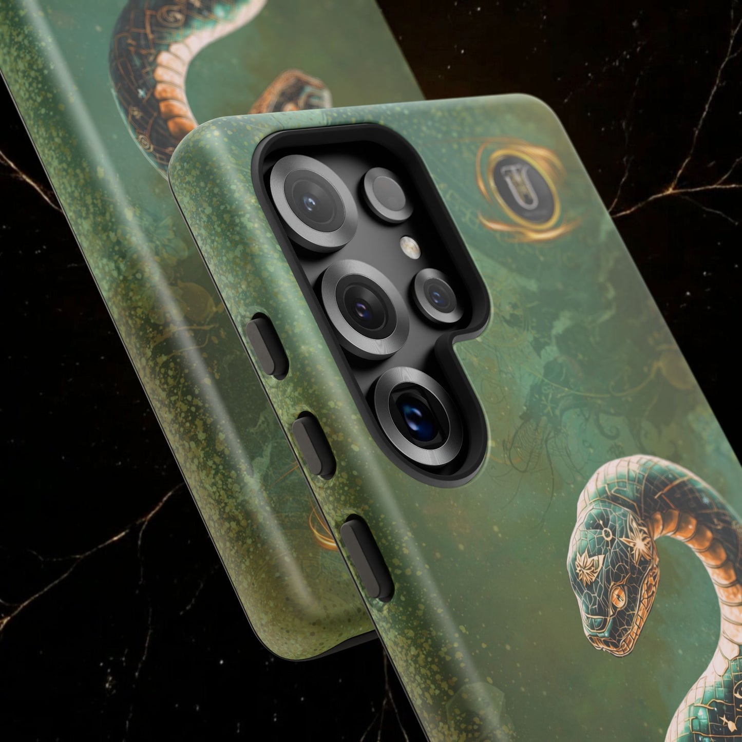 Lunar Snake Phone Case — Eternity Serpent Design