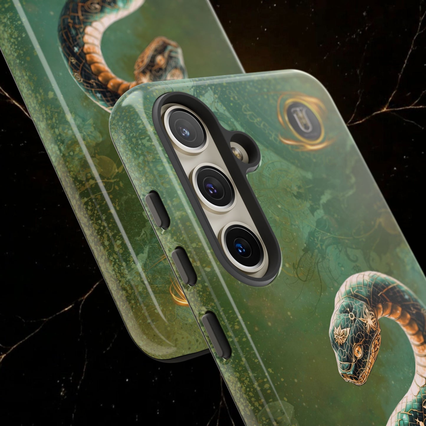 Lunar Snake Phone Case — Eternity Serpent Design