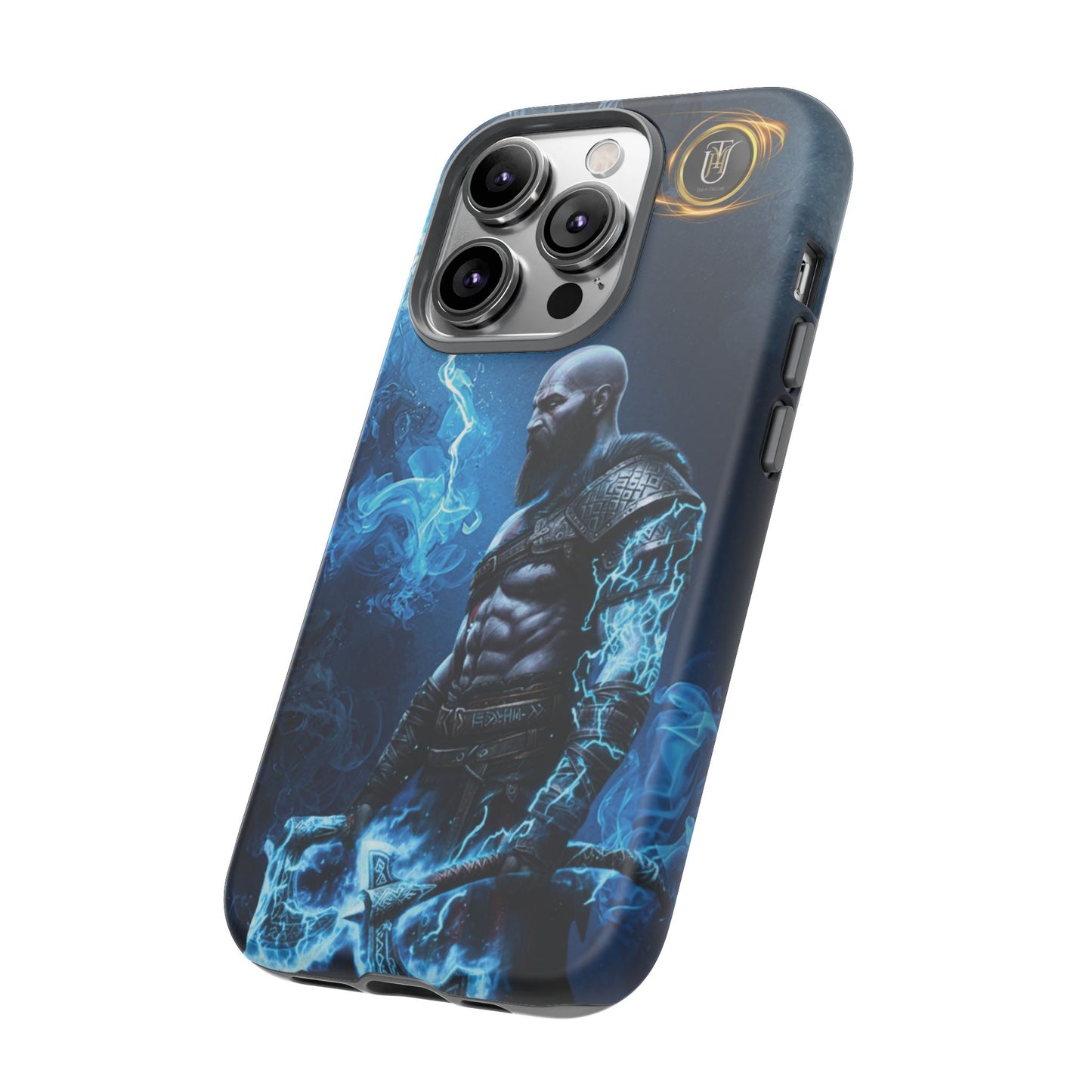 Norse Warrior Phone Case — Viking Shield & Helmet Tough Cover