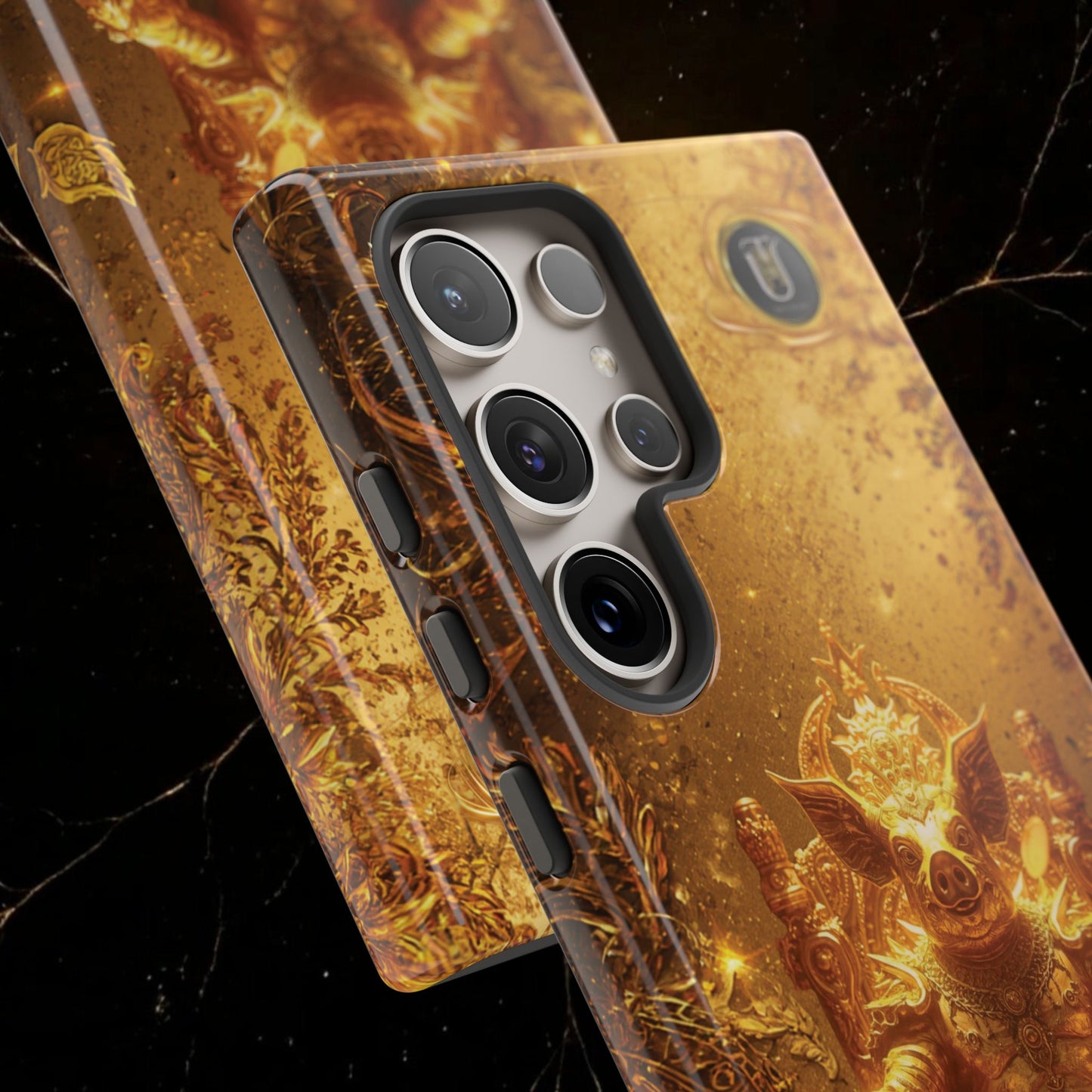 Lunar Pig Zodiac Phone Case — Fortune Totem for Wealth & Protection