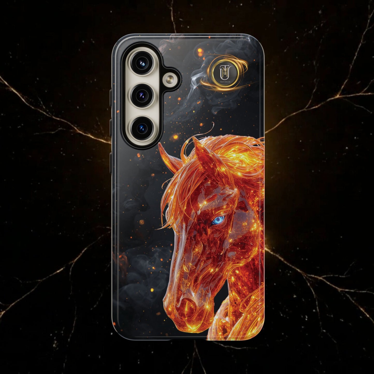 Lunar Horse 2026 Phone Case — Fiery Lucky Charm