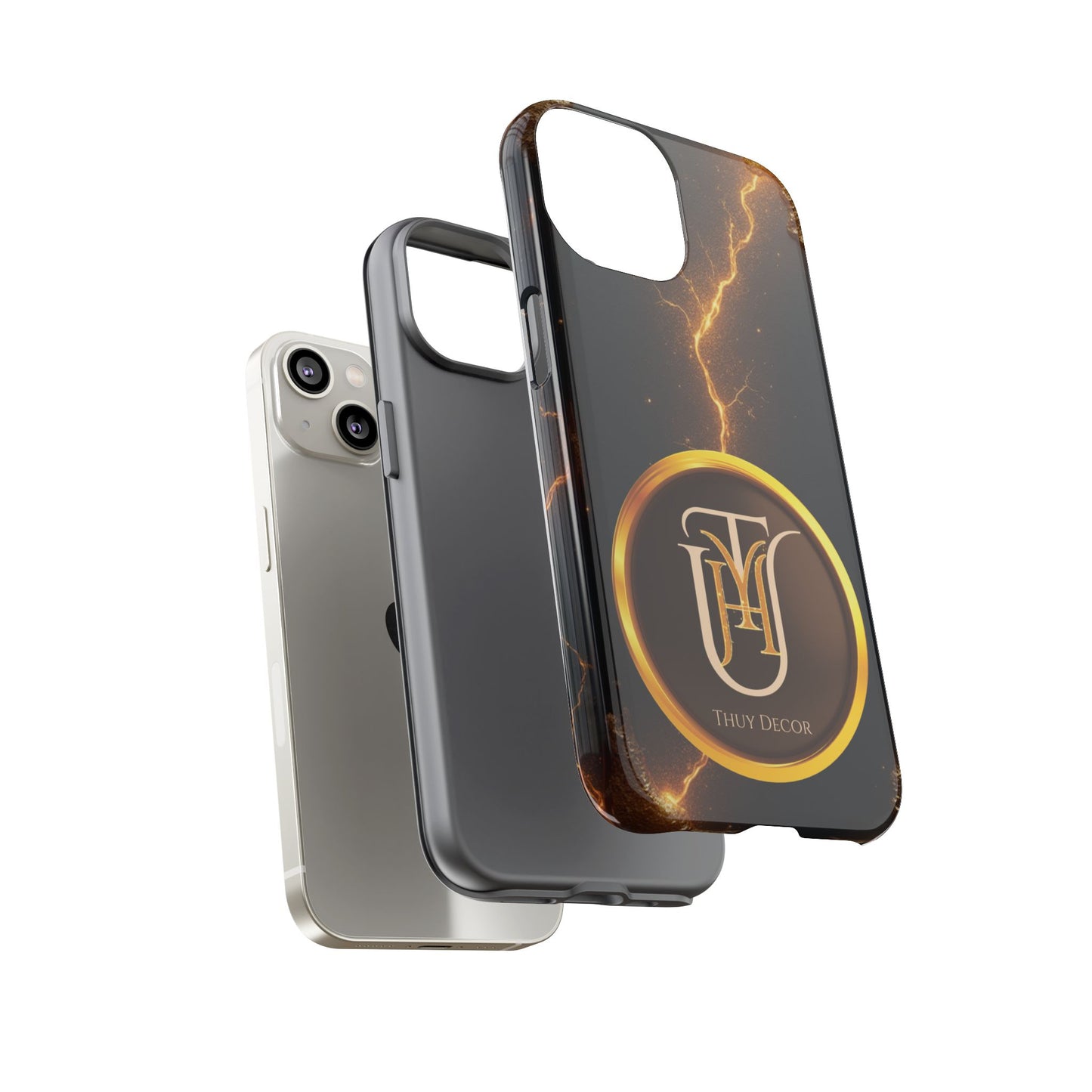 Black & Gold Luxurious Thuy Decor Brand Cover Phone Case