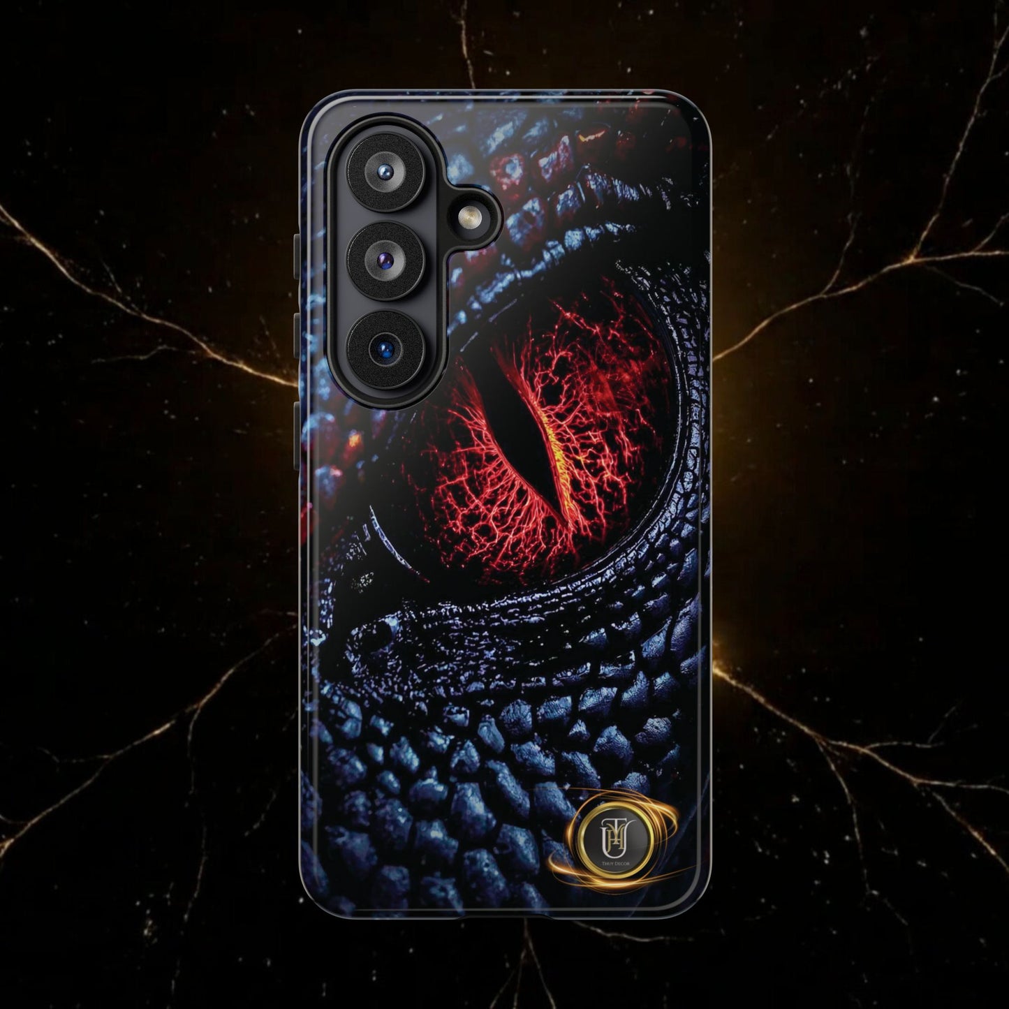 Evil Dragon Eye Phone Case — 'It Looks at You' Protective Cover