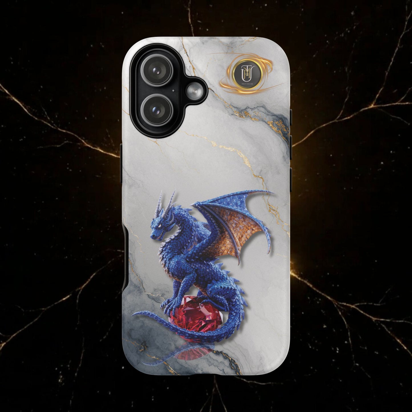 Lapis Dragon Gem Guardian Phone Case