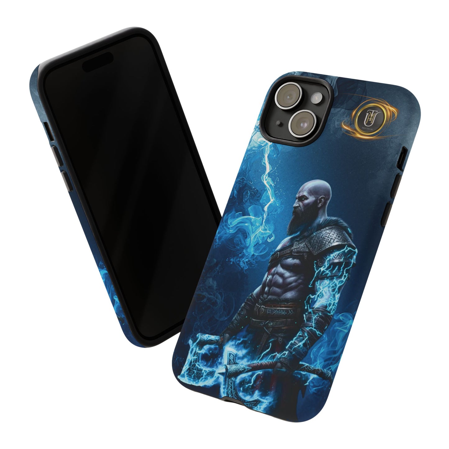 Norse Warrior Phone Case — Viking Shield & Helmet Tough Cover