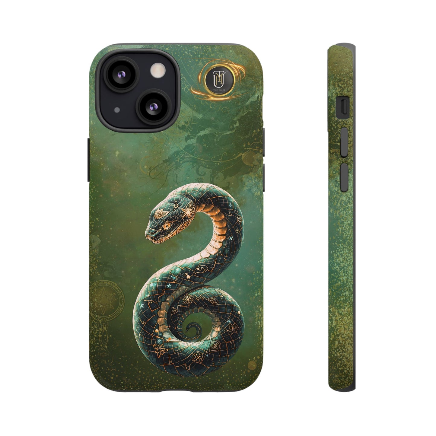 Lunar Snake Phone Case — Eternity Serpent Design