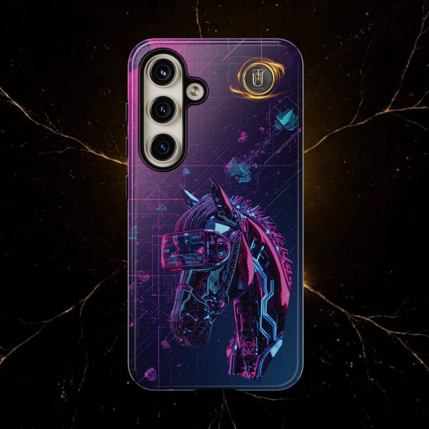 Cyber Lunar Horse Tough Case — Quantum P Phone Cover