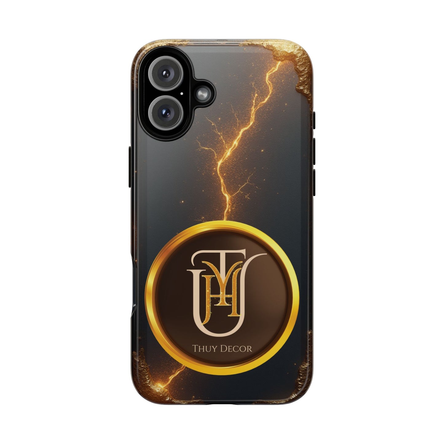 Black & Gold Luxurious Thuy Decor Brand Cover Phone Case