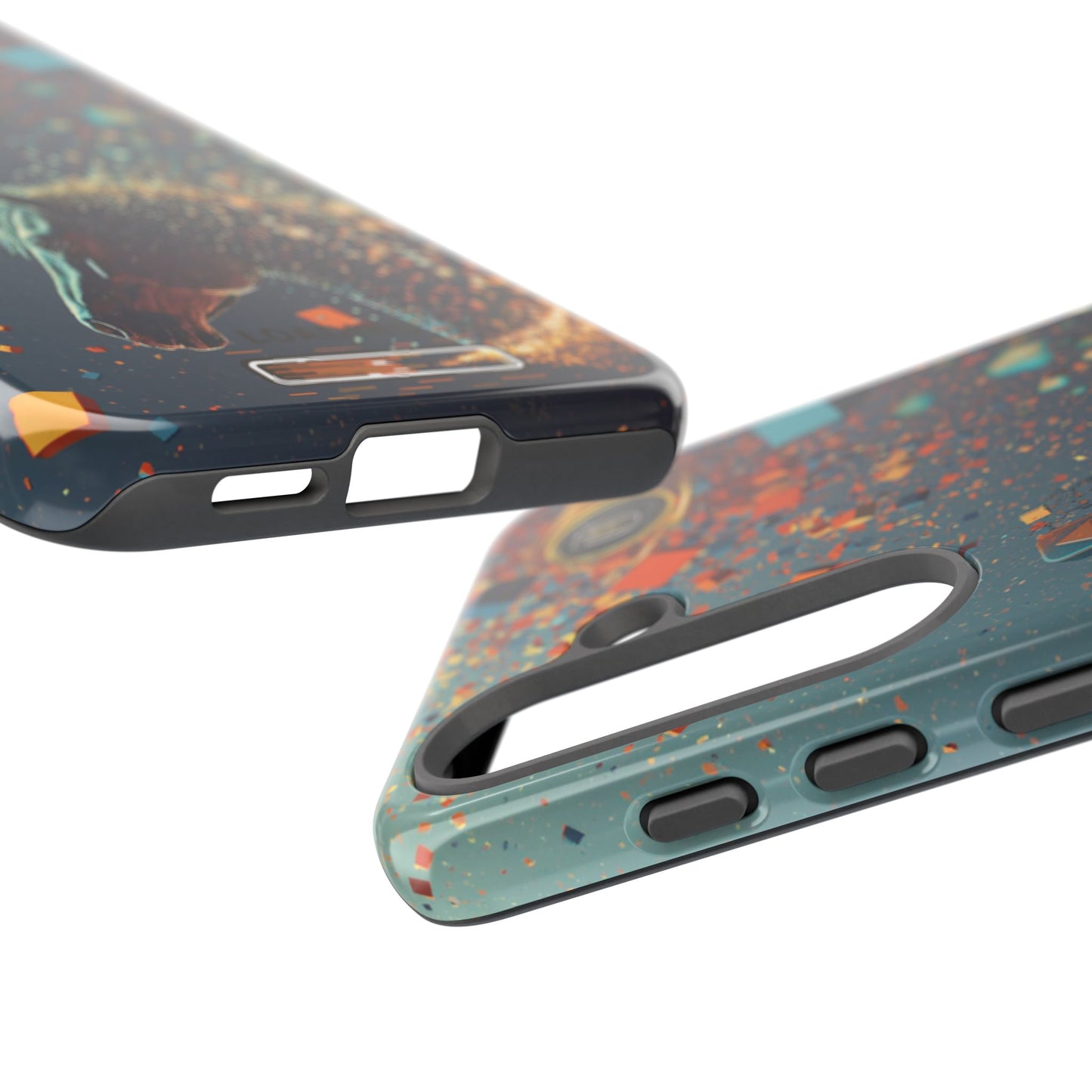 Glitched Lunar Horse Phone Case — Gamer Lucky Totem