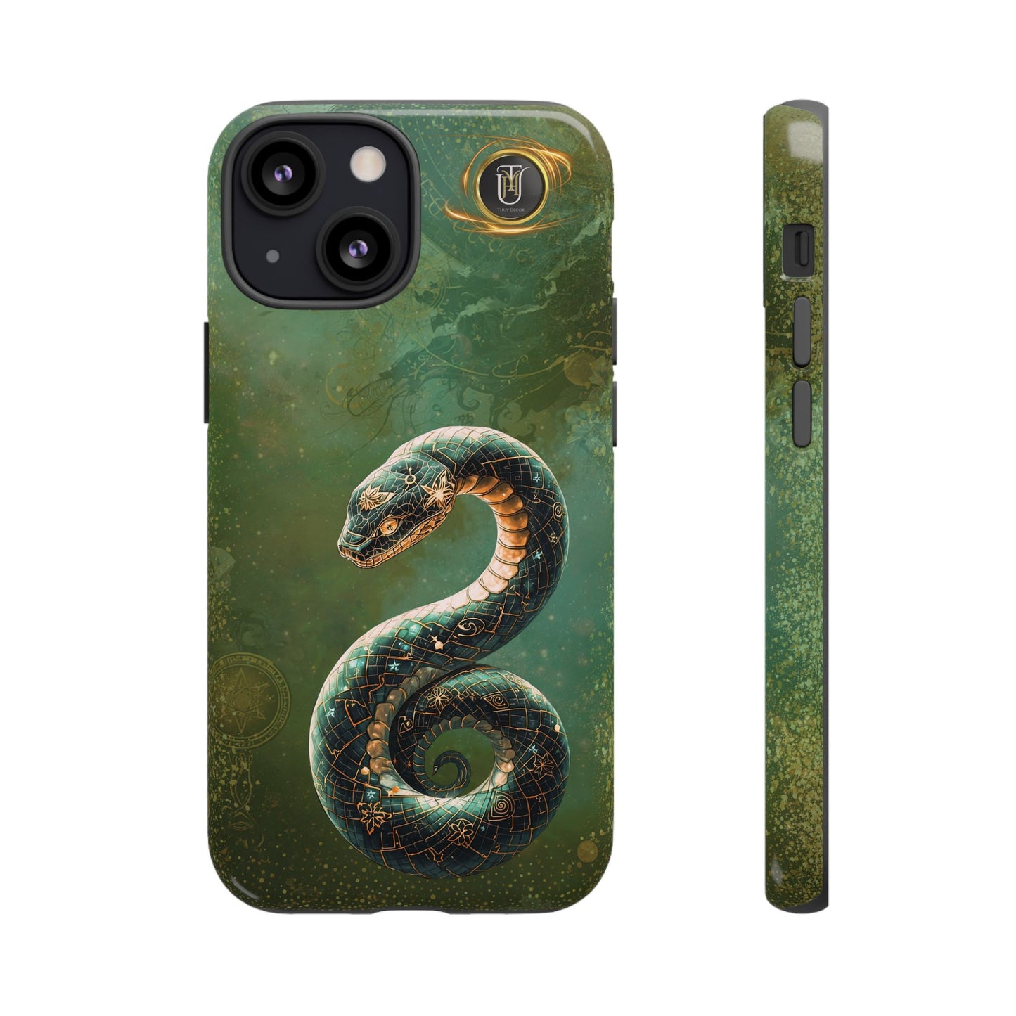 Lunar Snake Phone Case — Eternity Serpent Design