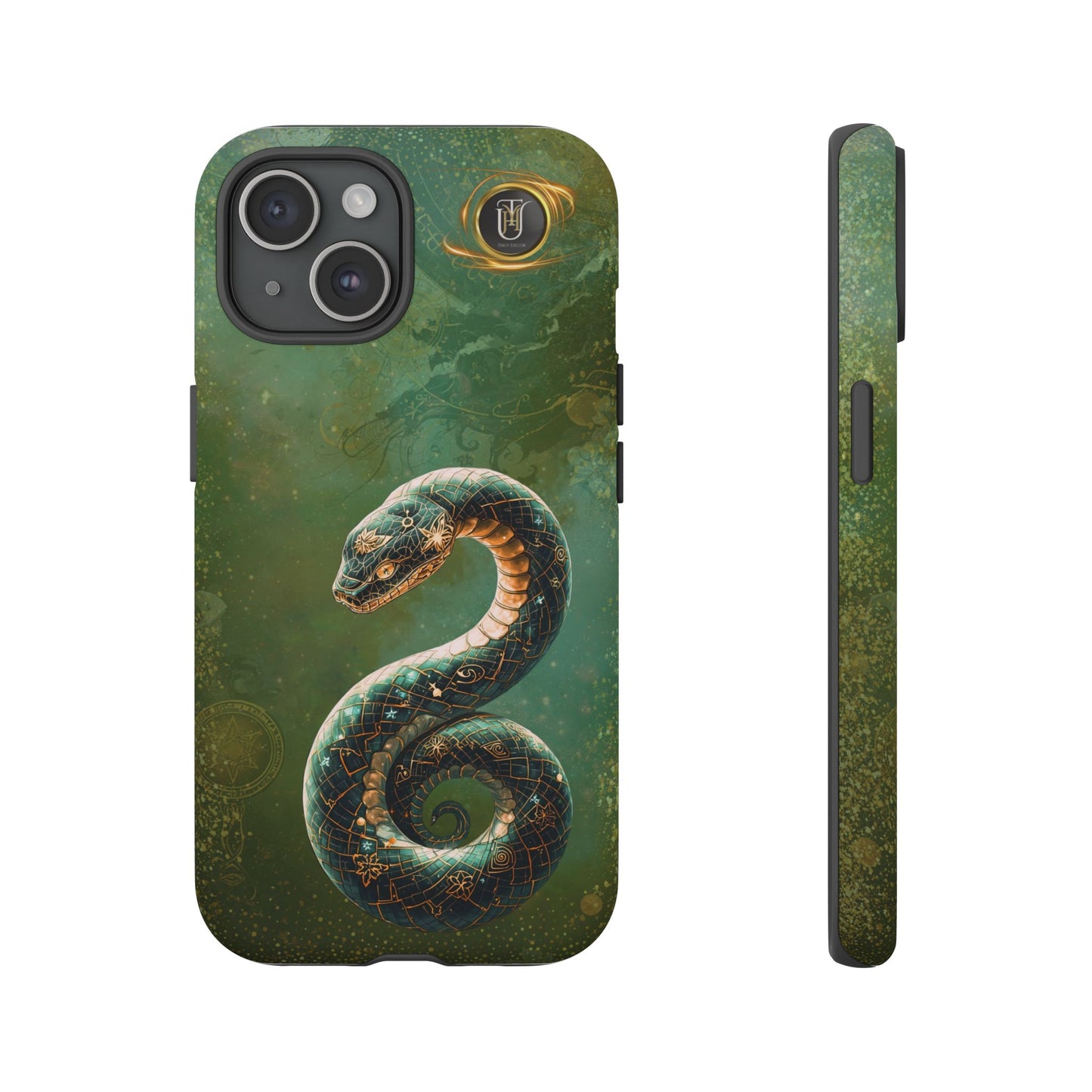 Lunar Snake Phone Case — Eternity Serpent Design