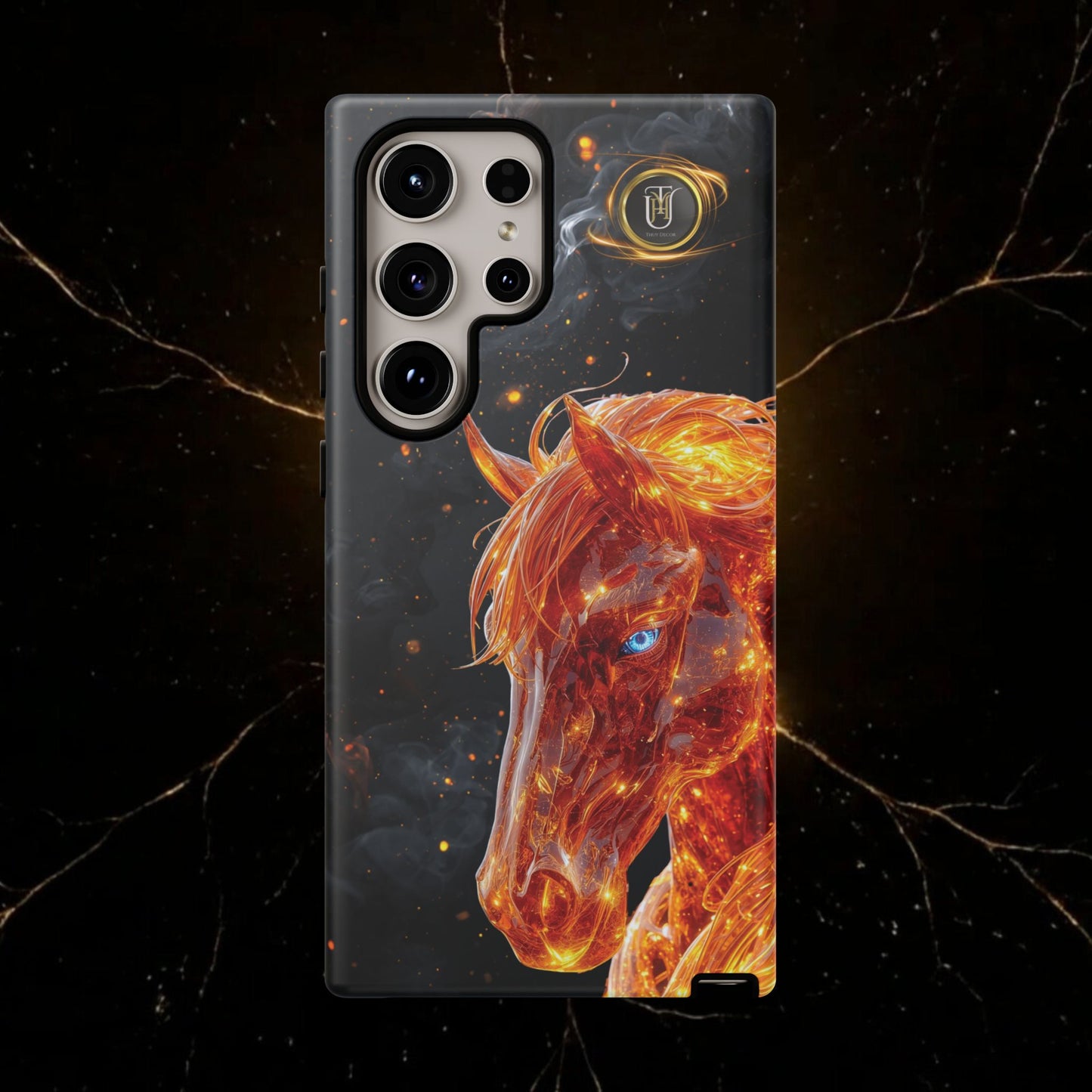 Lunar Horse 2026 Phone Case — Fiery Lucky Charm
