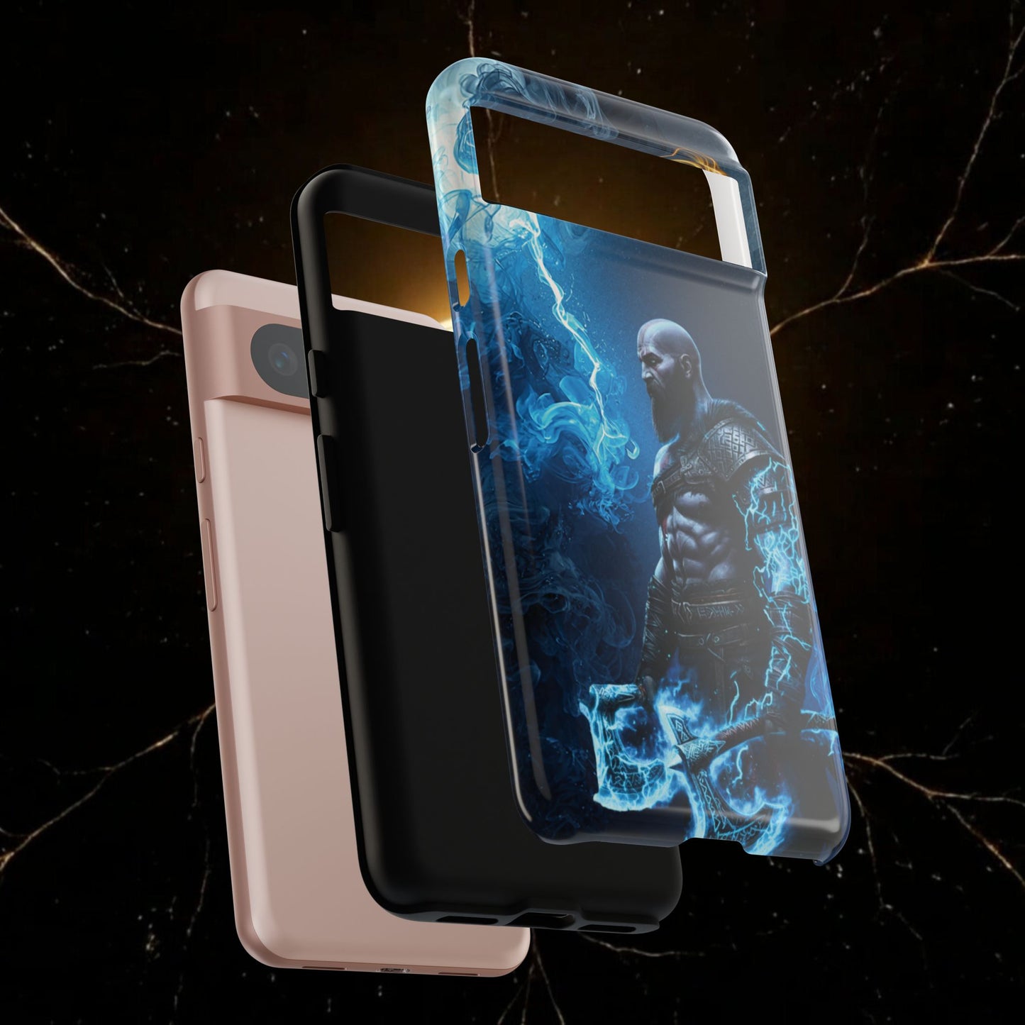 Norse Warrior Phone Case — Viking Shield & Helmet Tough Cover