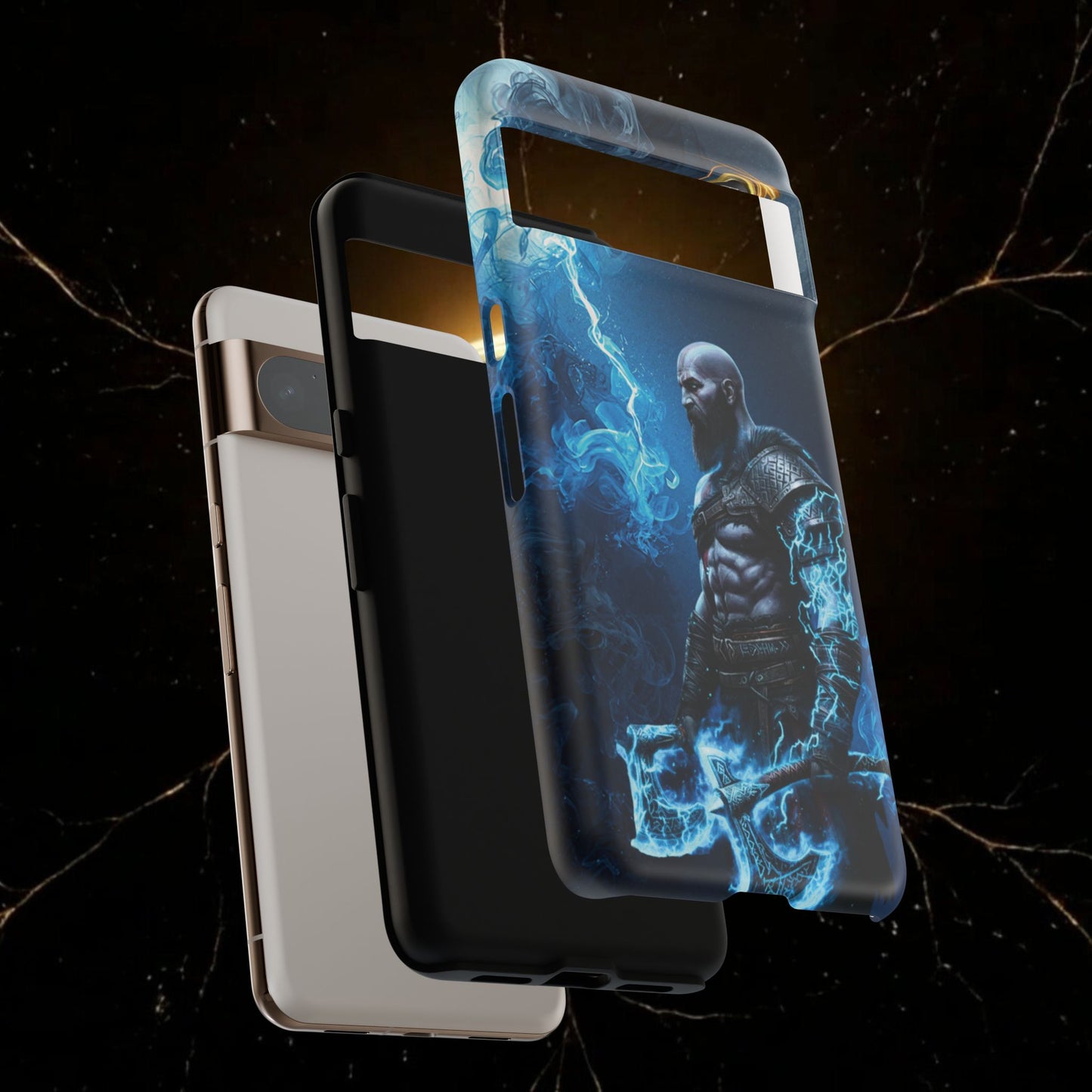 Norse Warrior Phone Case — Viking Shield & Helmet Tough Cover