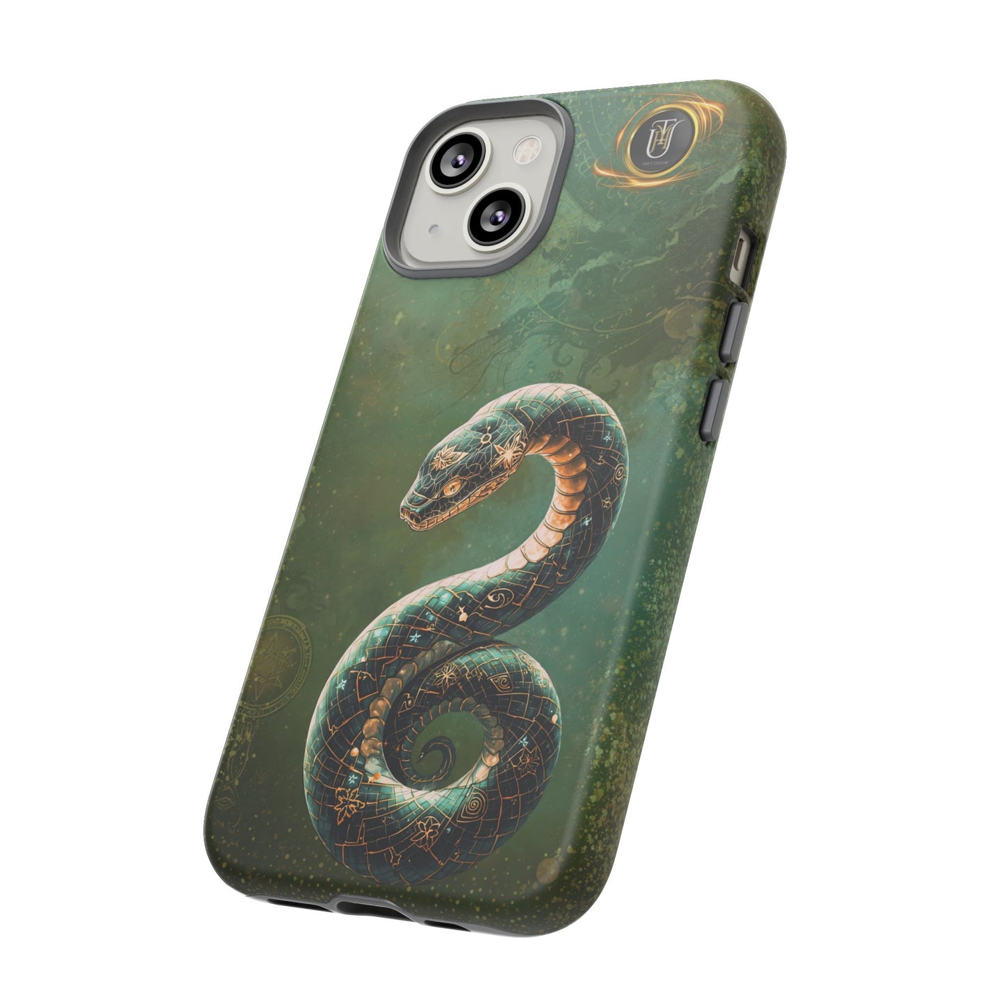 Lunar Snake Phone Case — Eternity Serpent Design