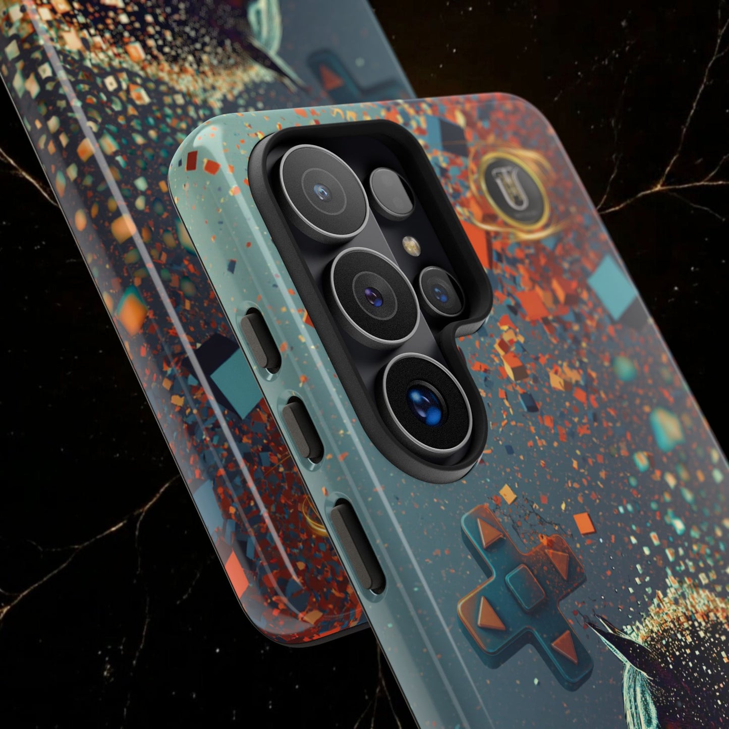 Glitched Lunar Horse Phone Case — Gamer Lucky Totem