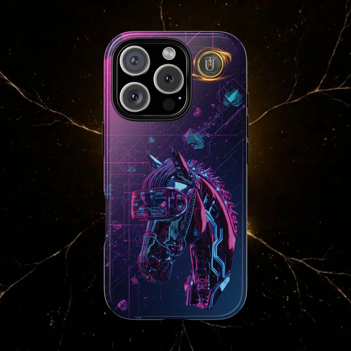 Cyber Lunar Horse Tough Case — Quantum P Phone Cover