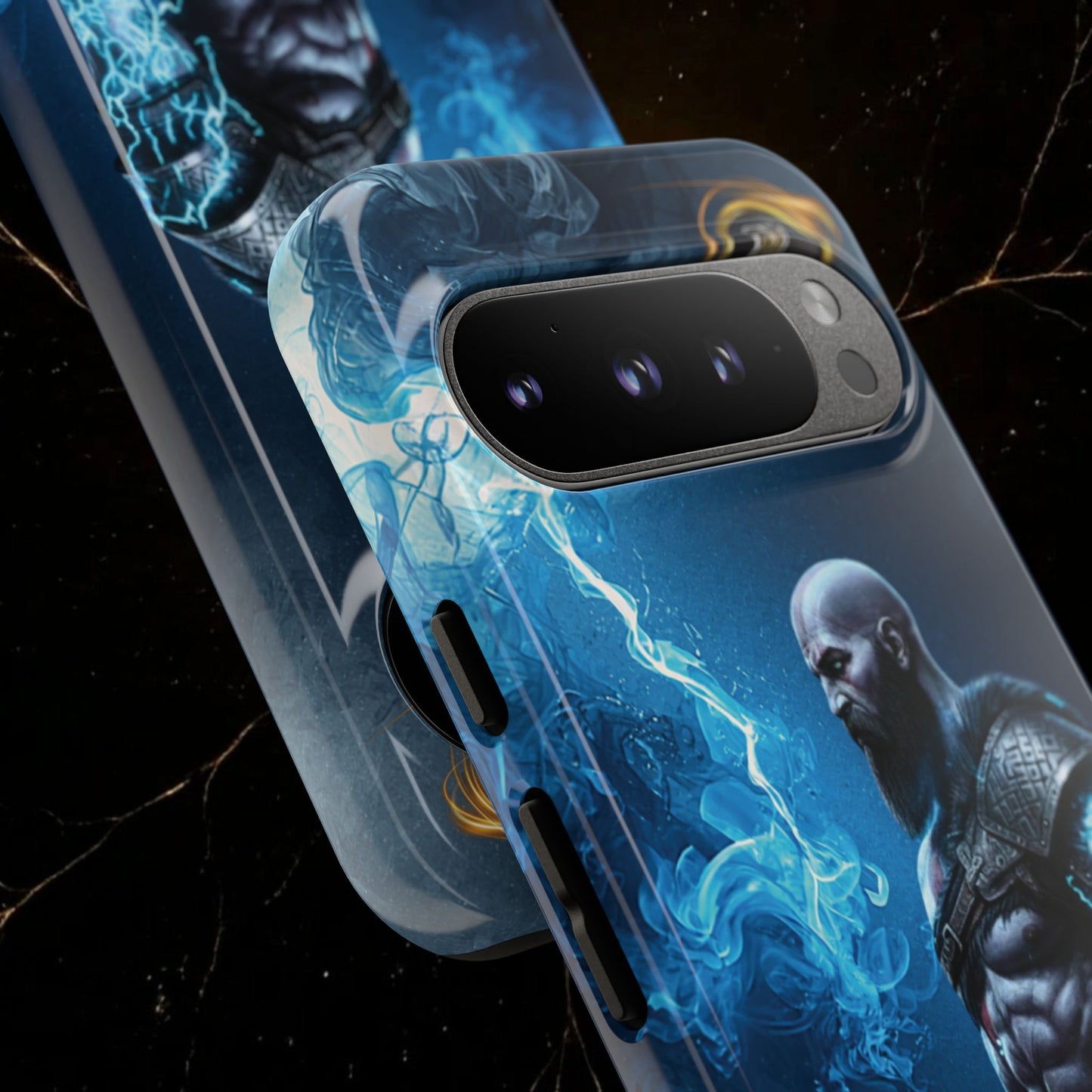 Norse Warrior Phone Case — Viking Shield & Helmet Tough Cover