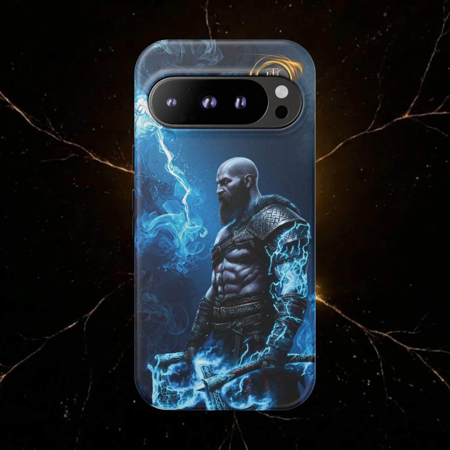 Norse Warrior Phone Case — Viking Shield & Helmet Tough Cover