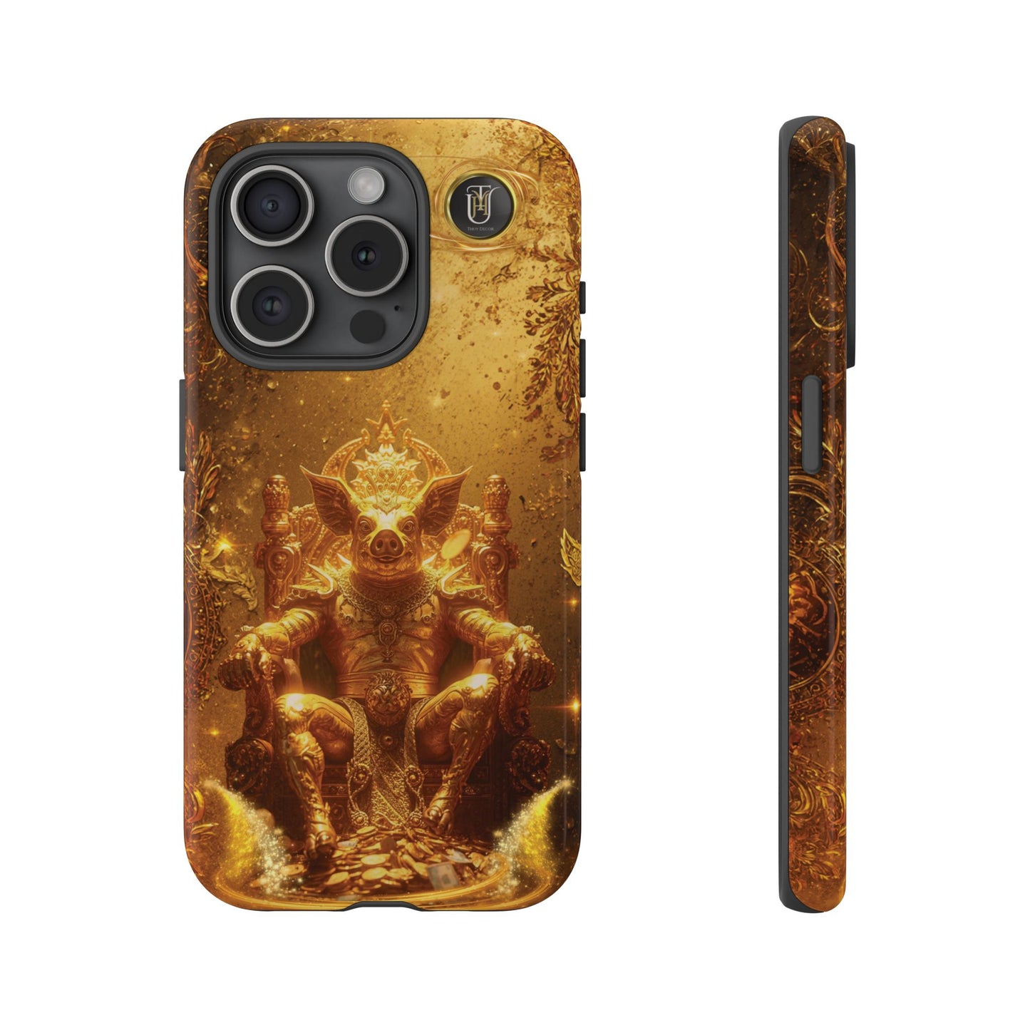 Lunar Pig Zodiac Phone Case — Fortune Totem for Wealth & Protection