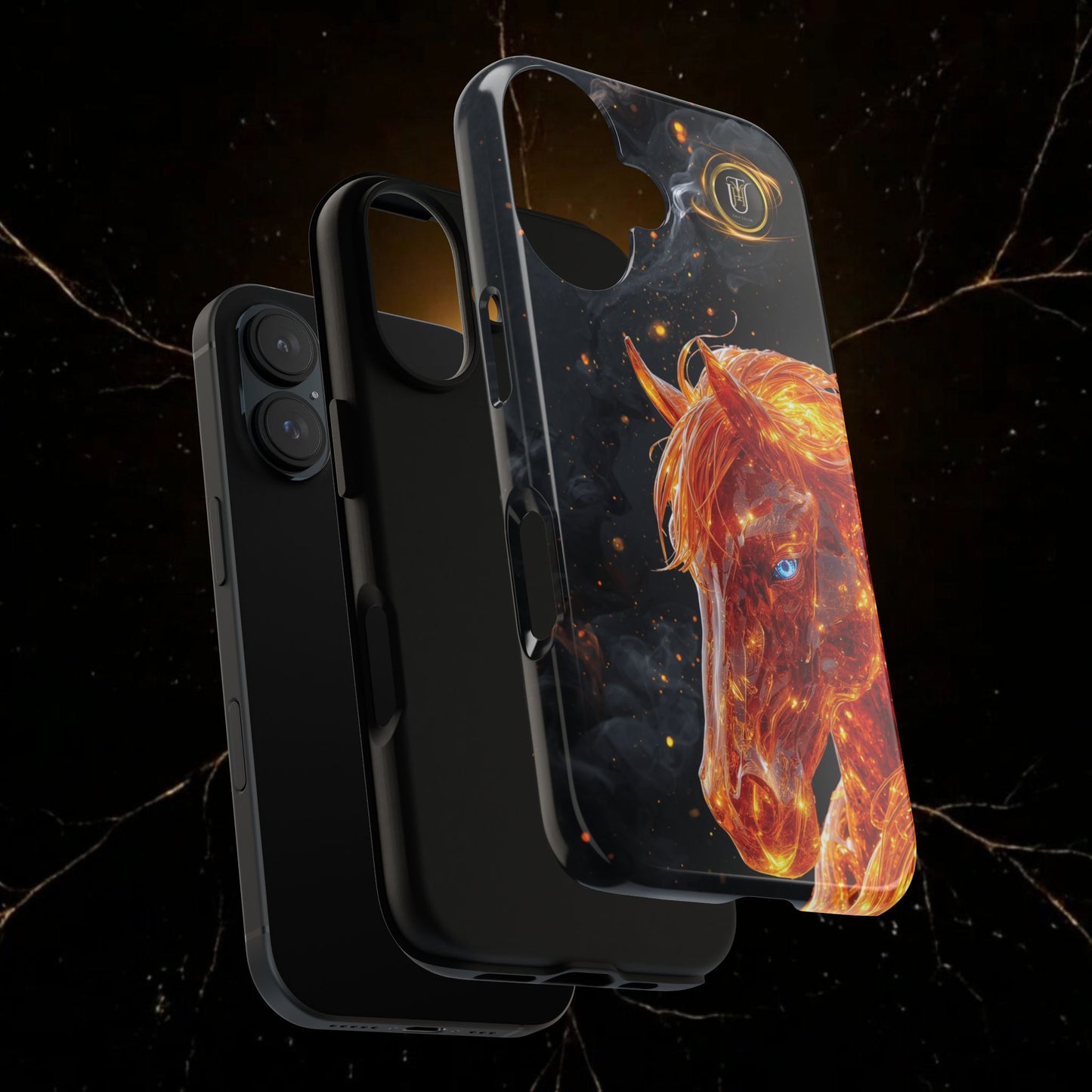 Lunar Horse 2026 Phone Case — Fiery Lucky Charm