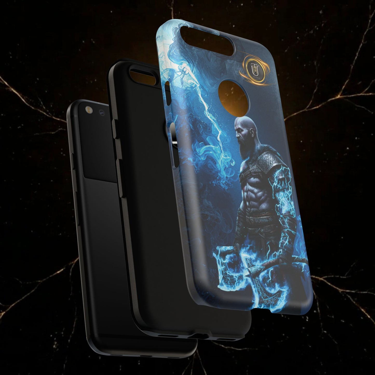 Norse Warrior Phone Case — Viking Shield & Helmet Tough Cover