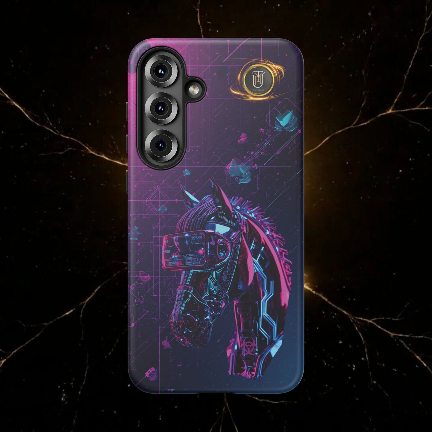 Cyber Lunar Horse Tough Case — Quantum P Phone Cover