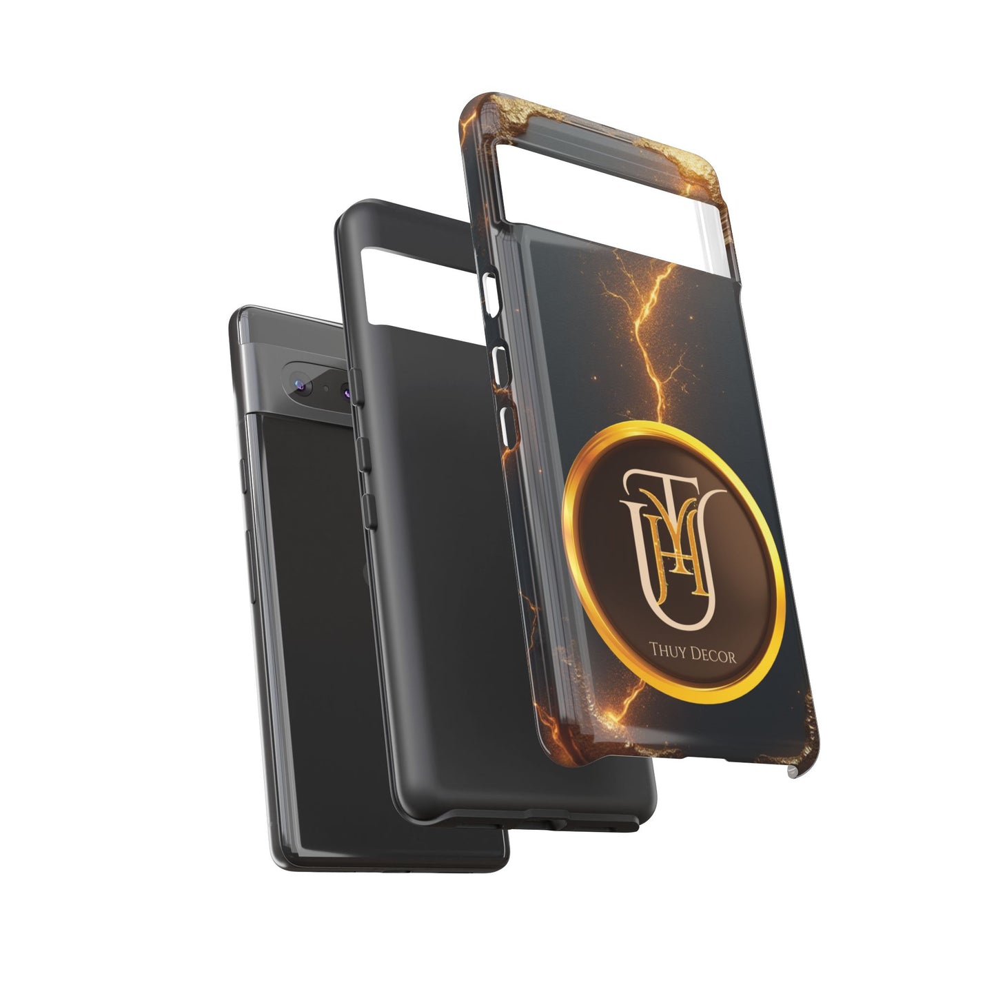 Black & Gold Luxurious Thuy Decor Brand Cover Phone Case