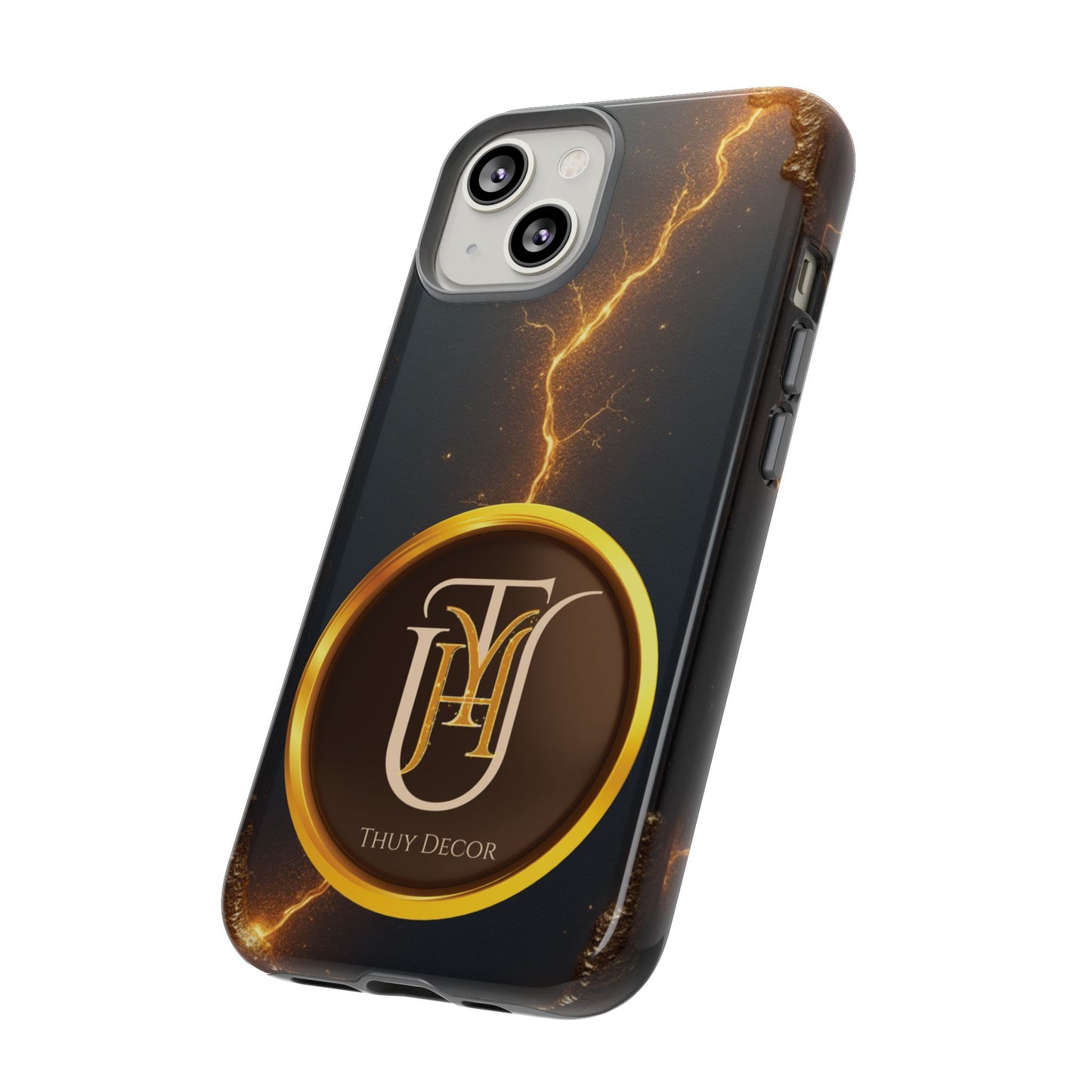 Black & Gold Luxurious Thuy Decor Brand Cover Phone Case