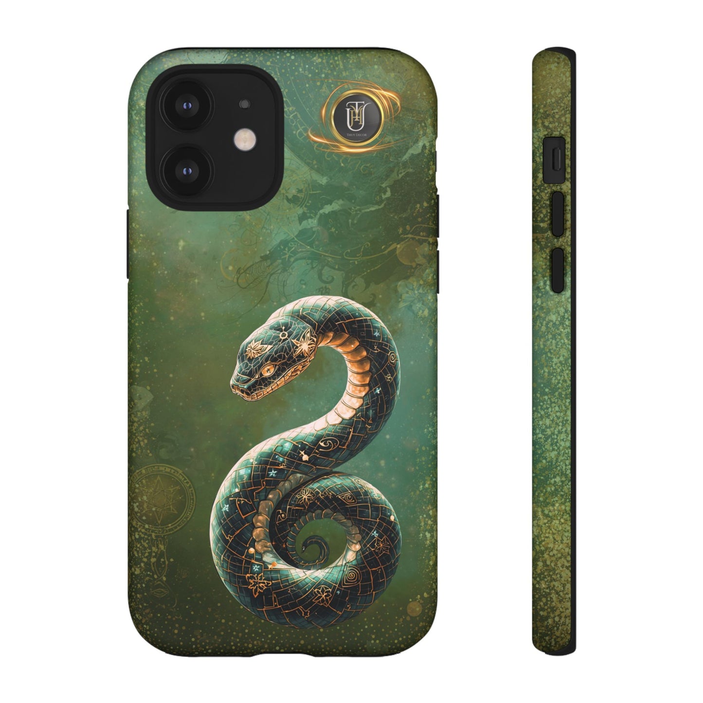 Lunar Snake Phone Case — Eternity Serpent Design