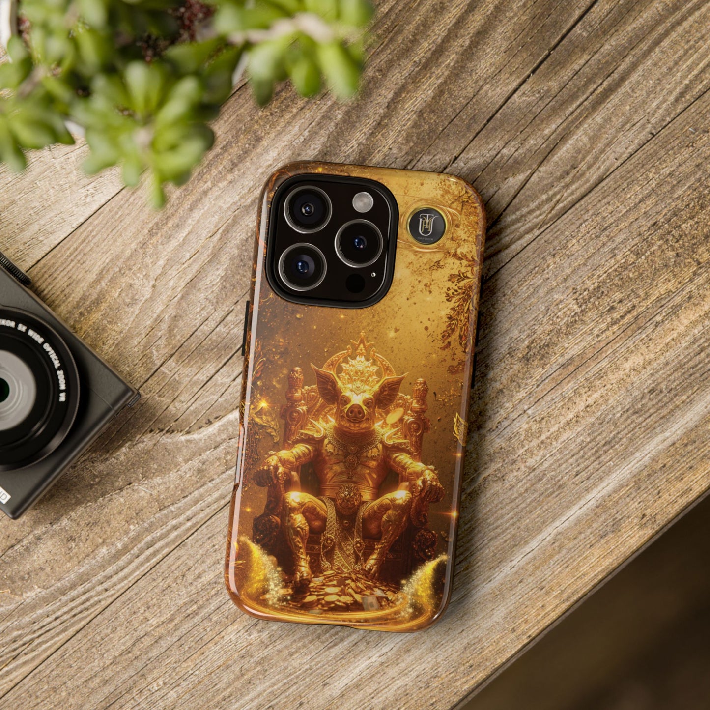 Lunar Pig Zodiac Phone Case — Fortune Totem for Wealth & Protection