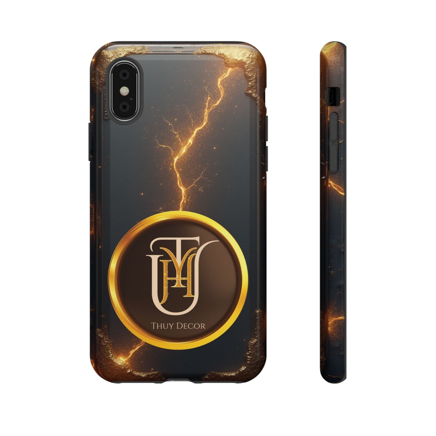 Black & Gold Luxurious Thuy Decor Brand Cover Phone Case