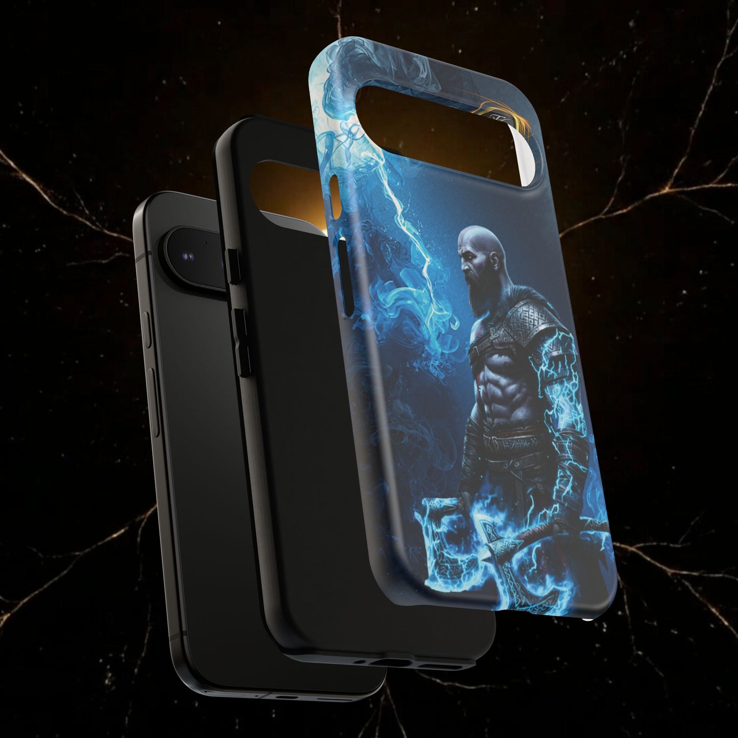 Norse Warrior Phone Case — Viking Shield & Helmet Tough Cover