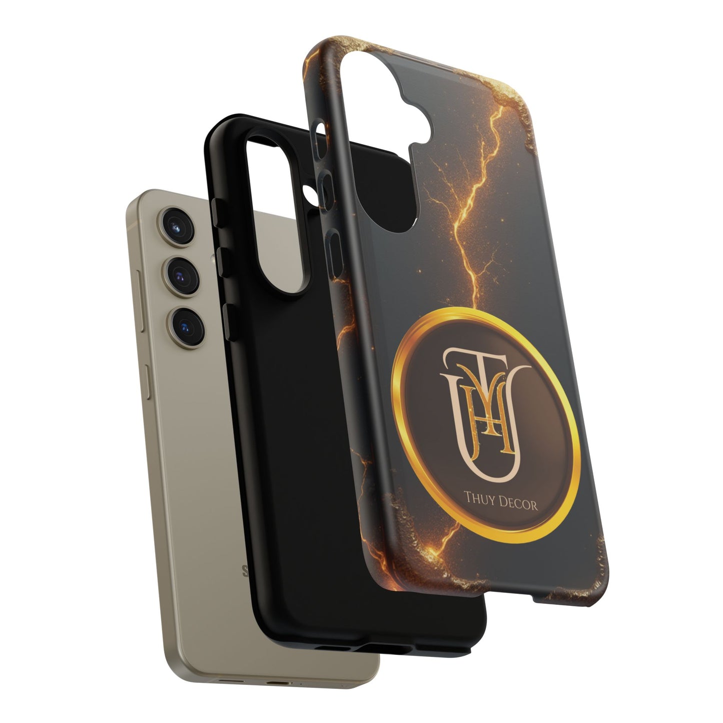 Black & Gold Luxurious Thuy Decor Brand Cover Phone Case