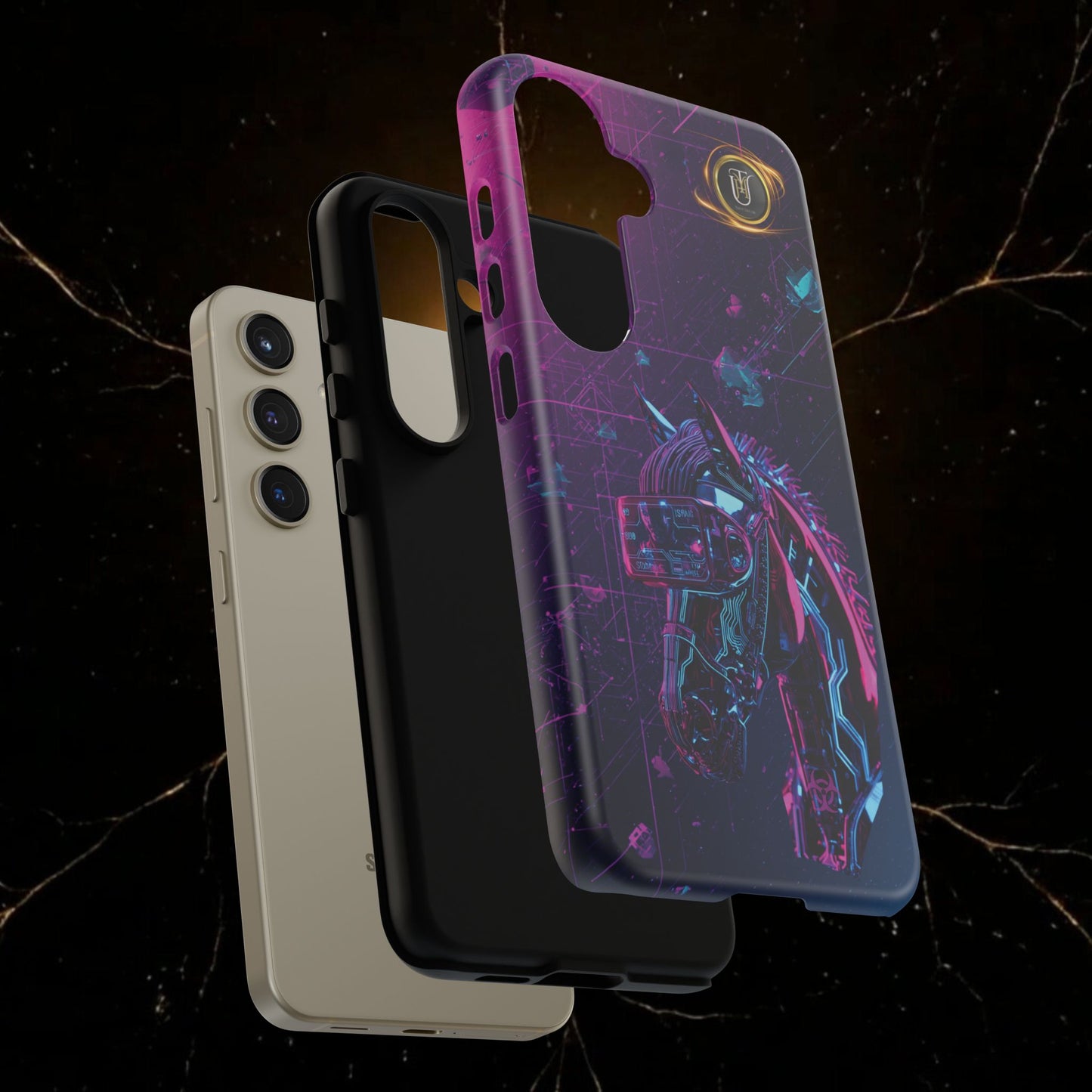 Cyber Lunar Horse Tough Case — Quantum P Phone Cover