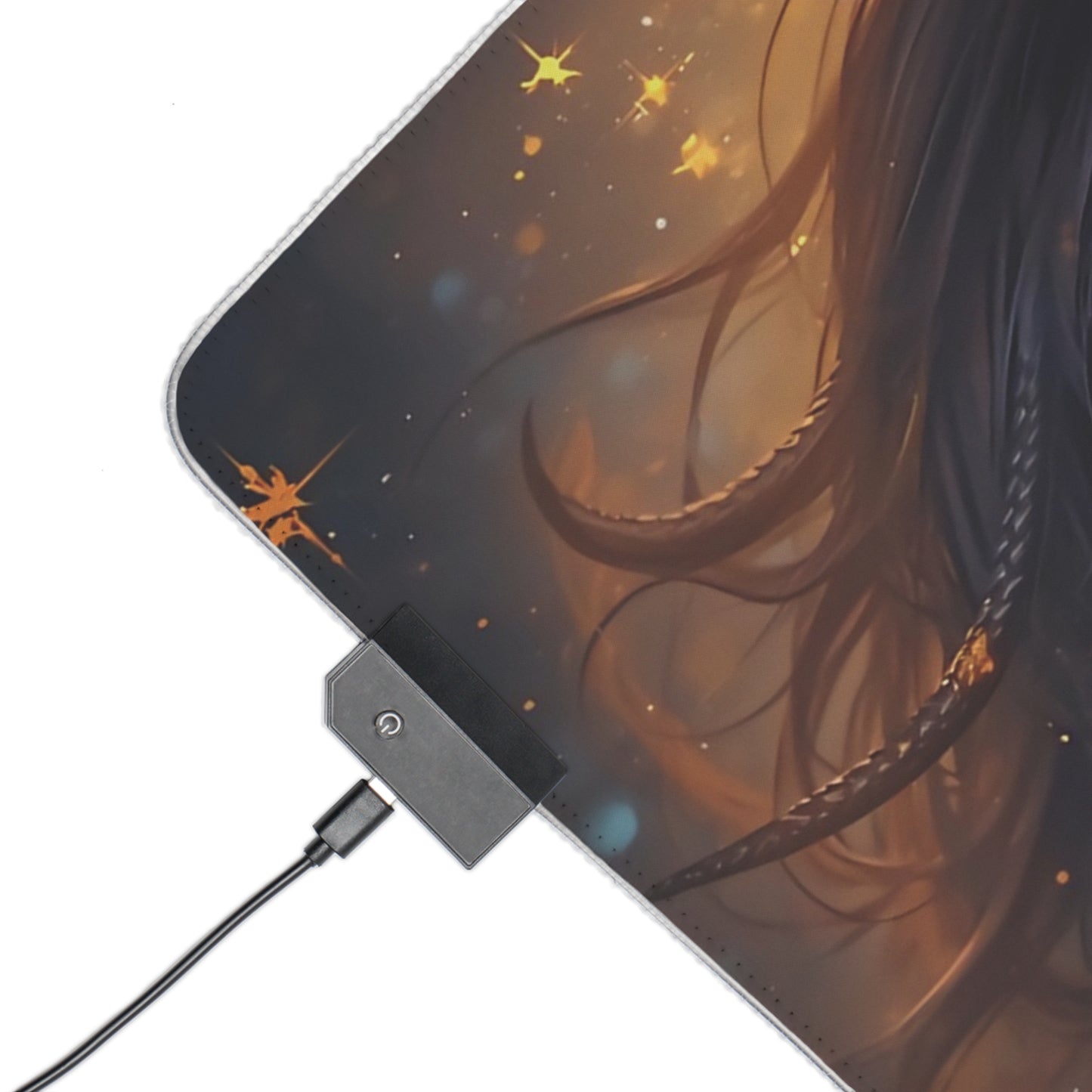 Lady Dragon & Ox Lunar Zodiacs LED Gaming Mouse Pad