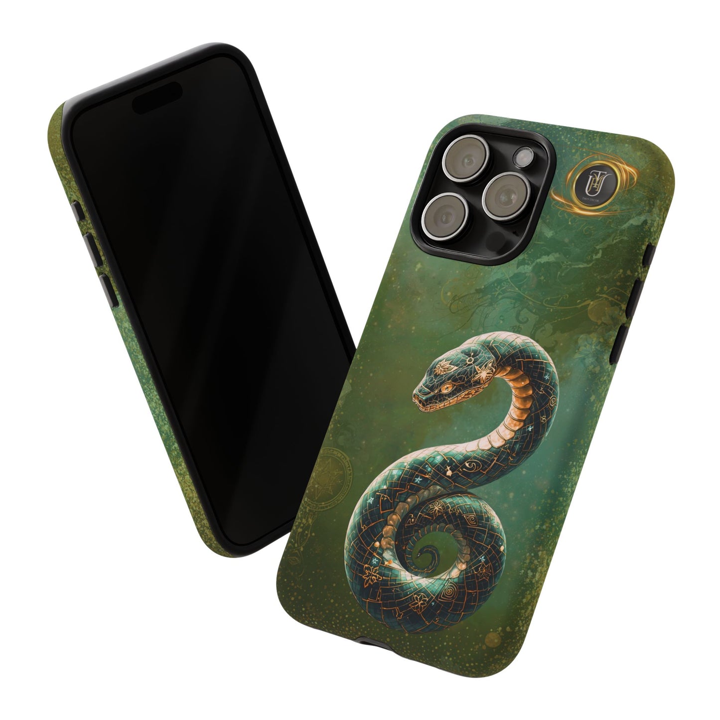 Lunar Snake Phone Case — Eternity Serpent Design